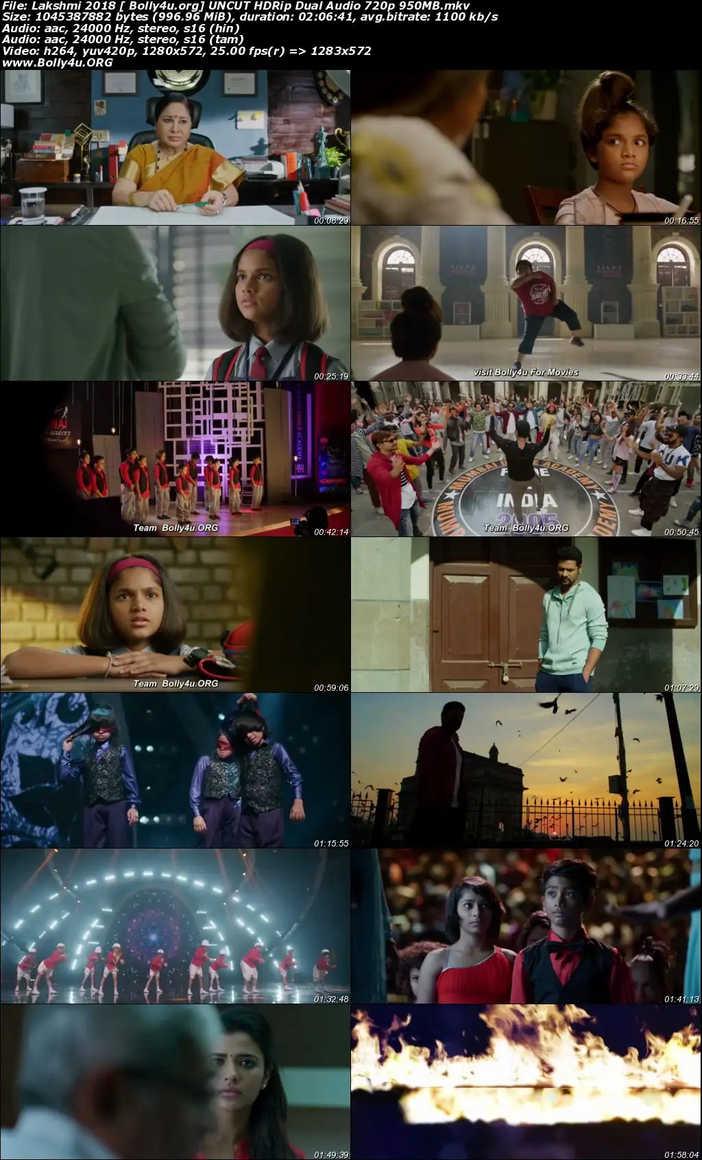 Lakshmi 2018 HDRip 950MB UNCUT Hindi Dual Audio 720p Download