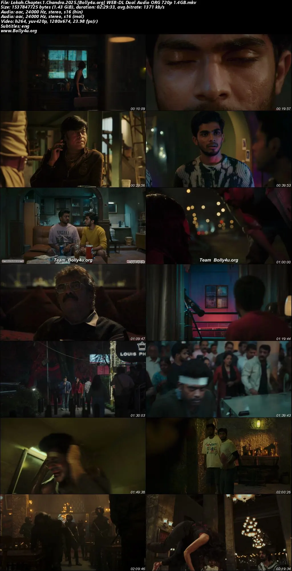 Lokah Chapter 1 Chandra 2025 WEB-DL UNCUT Hindi Dual Audio ORG Full Movie Download 1080p  720p  480p