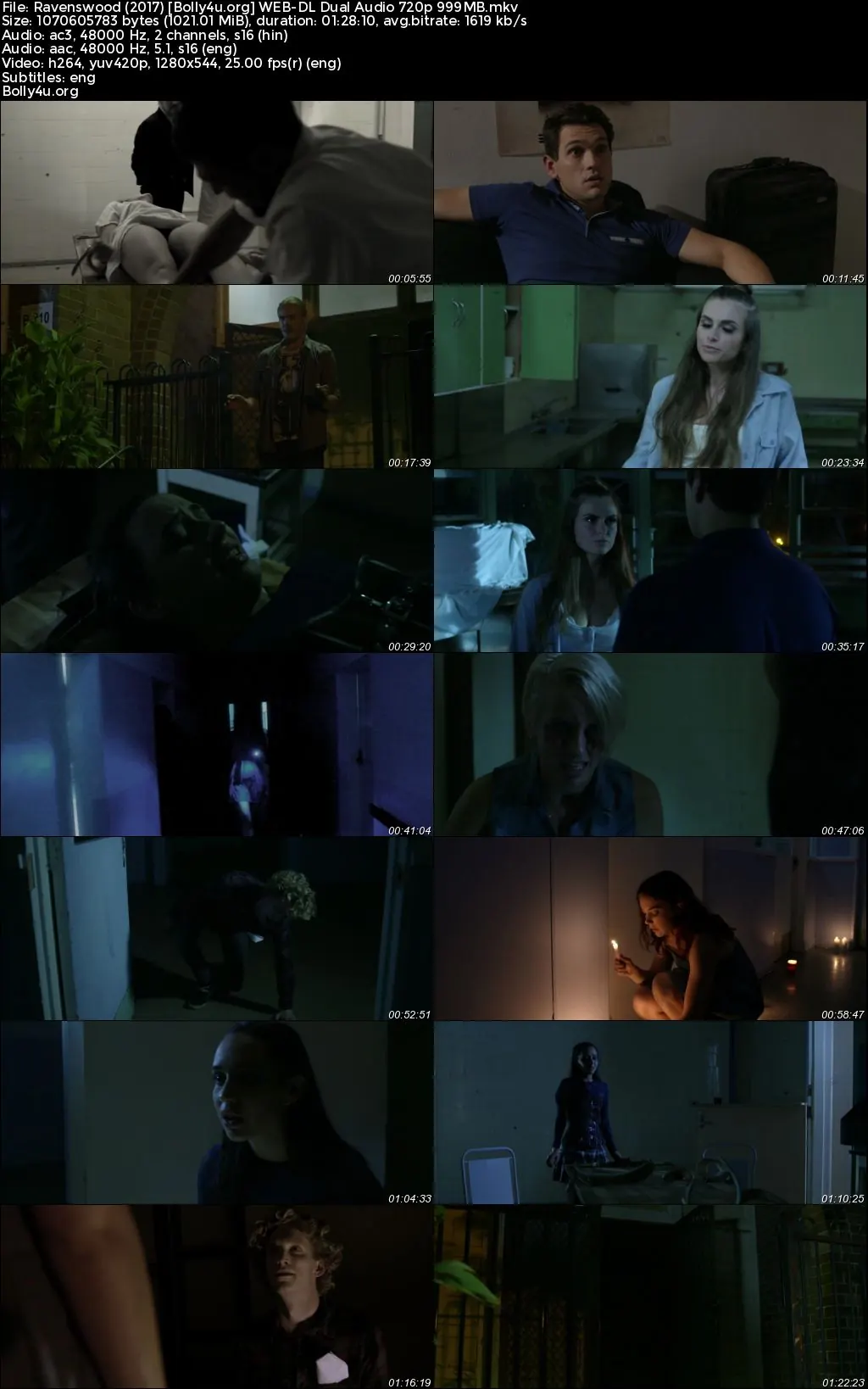Ravenswood 2017 WEB-DL Hindi Dual Audio Full Movie Download 720p  480p