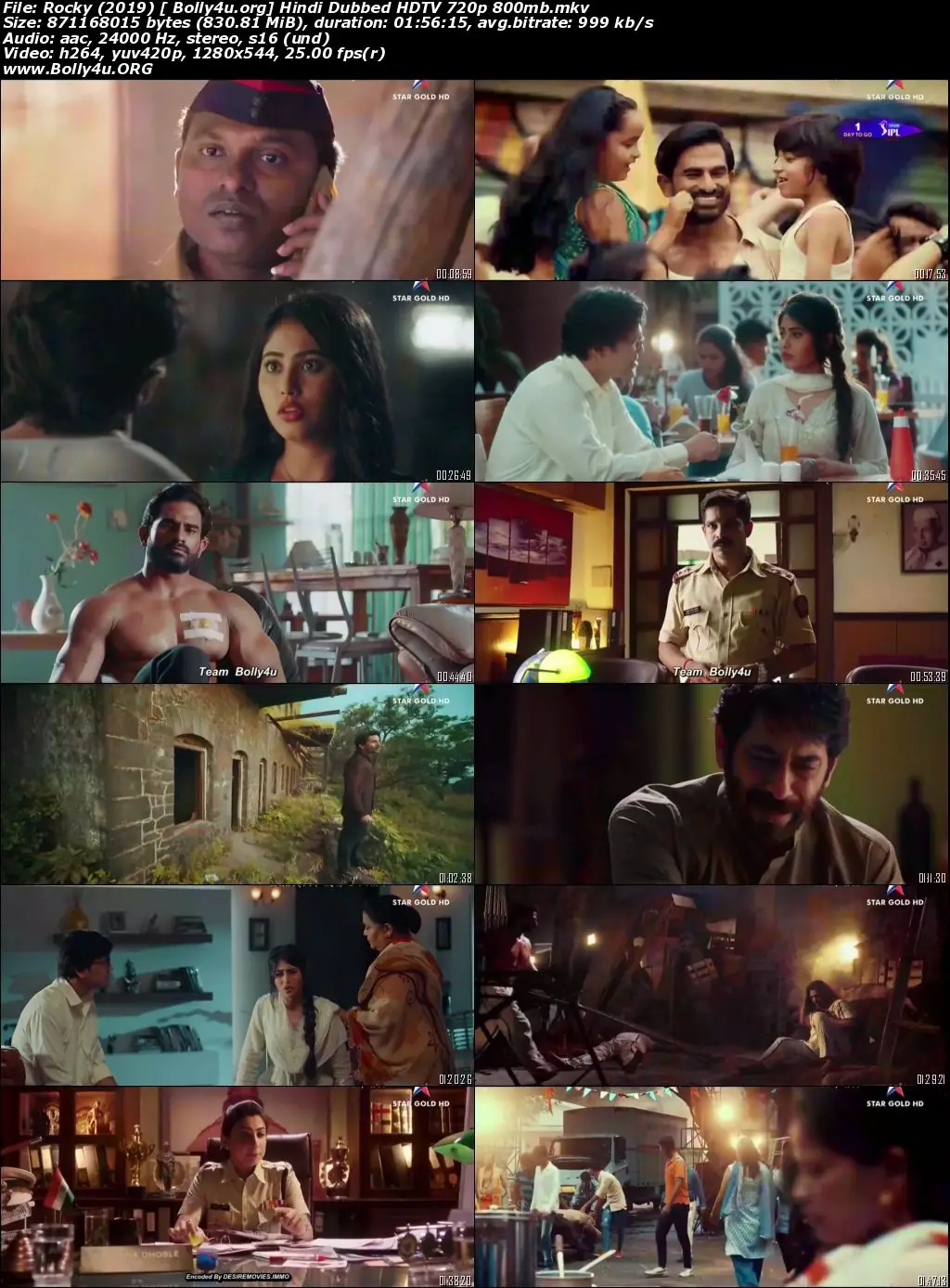 Rocky 2019 HDTV 800Mb Hindi Dubbed 720p Download