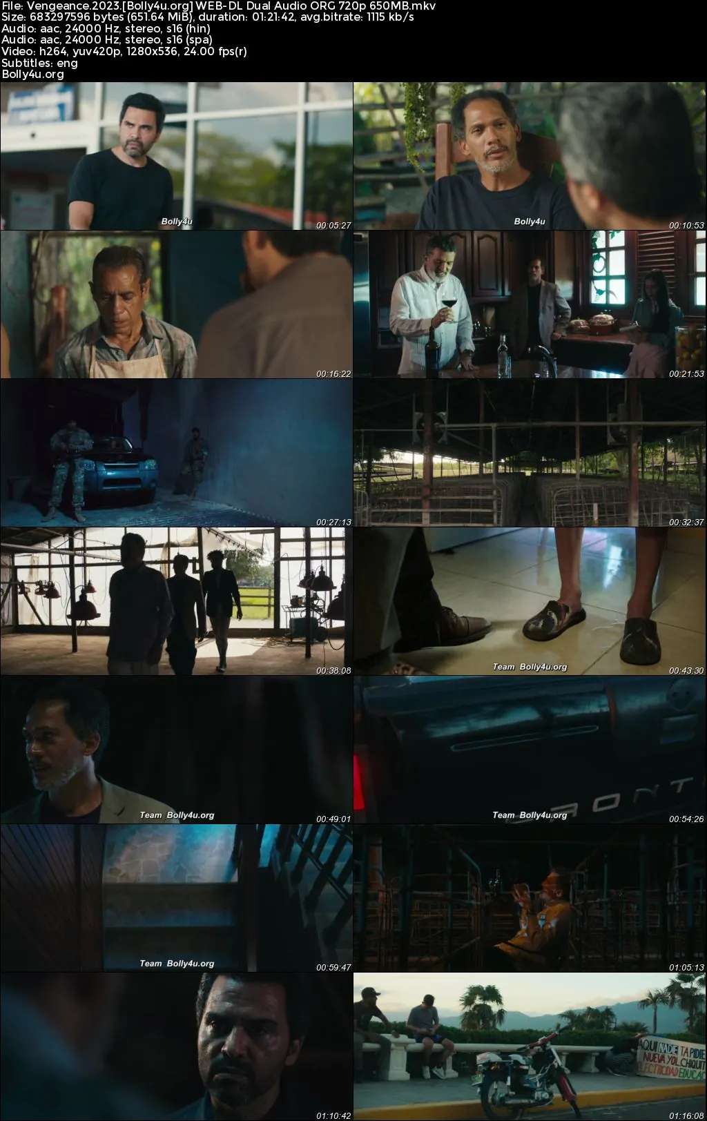 Vengeance 2023 WEB-DL Hindi Dual Audio ORG Full Movie Download 1080p  720p  480p