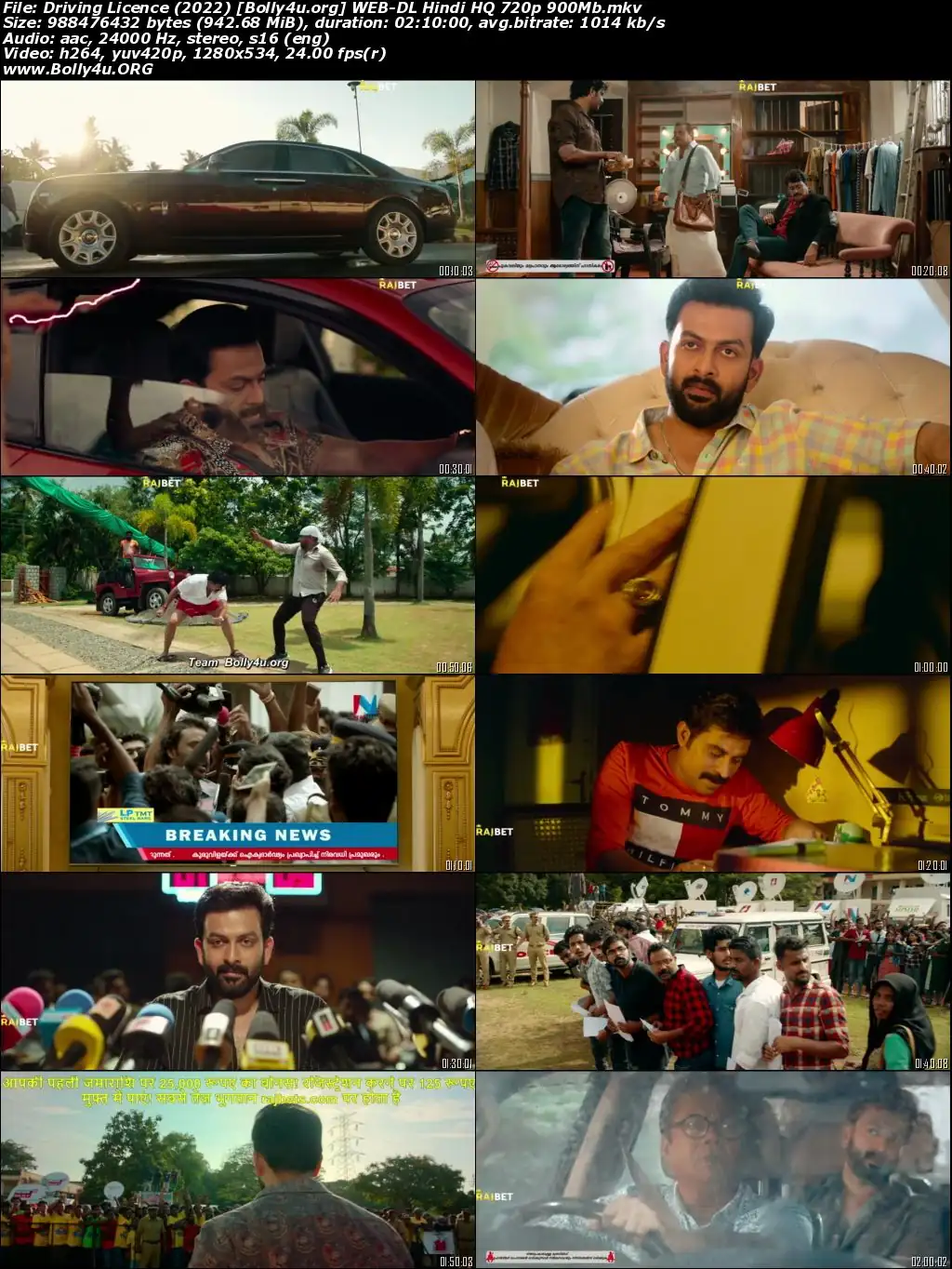 Driving Licence 2019 WEB-DL Hindi HQ Dubbed Full Movie Download