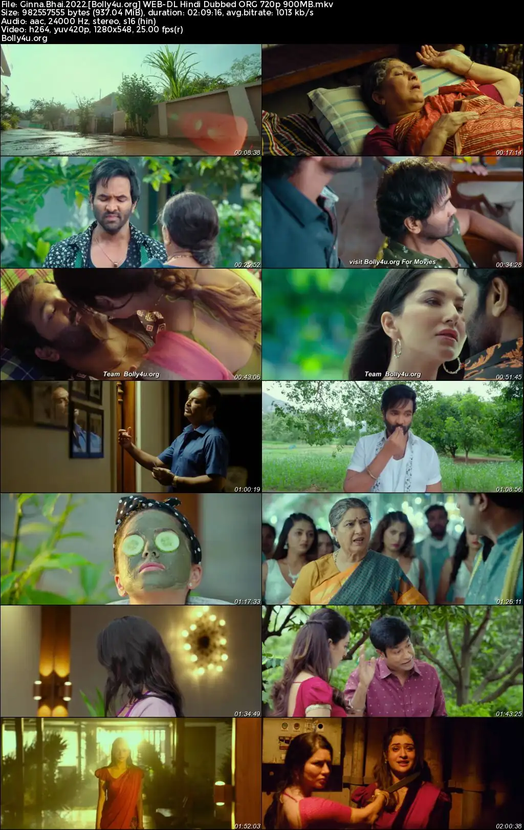 Ginna 2022 WEB-DL Hindi Dubbed ORG Full Movie Download 1080p  720p  480p