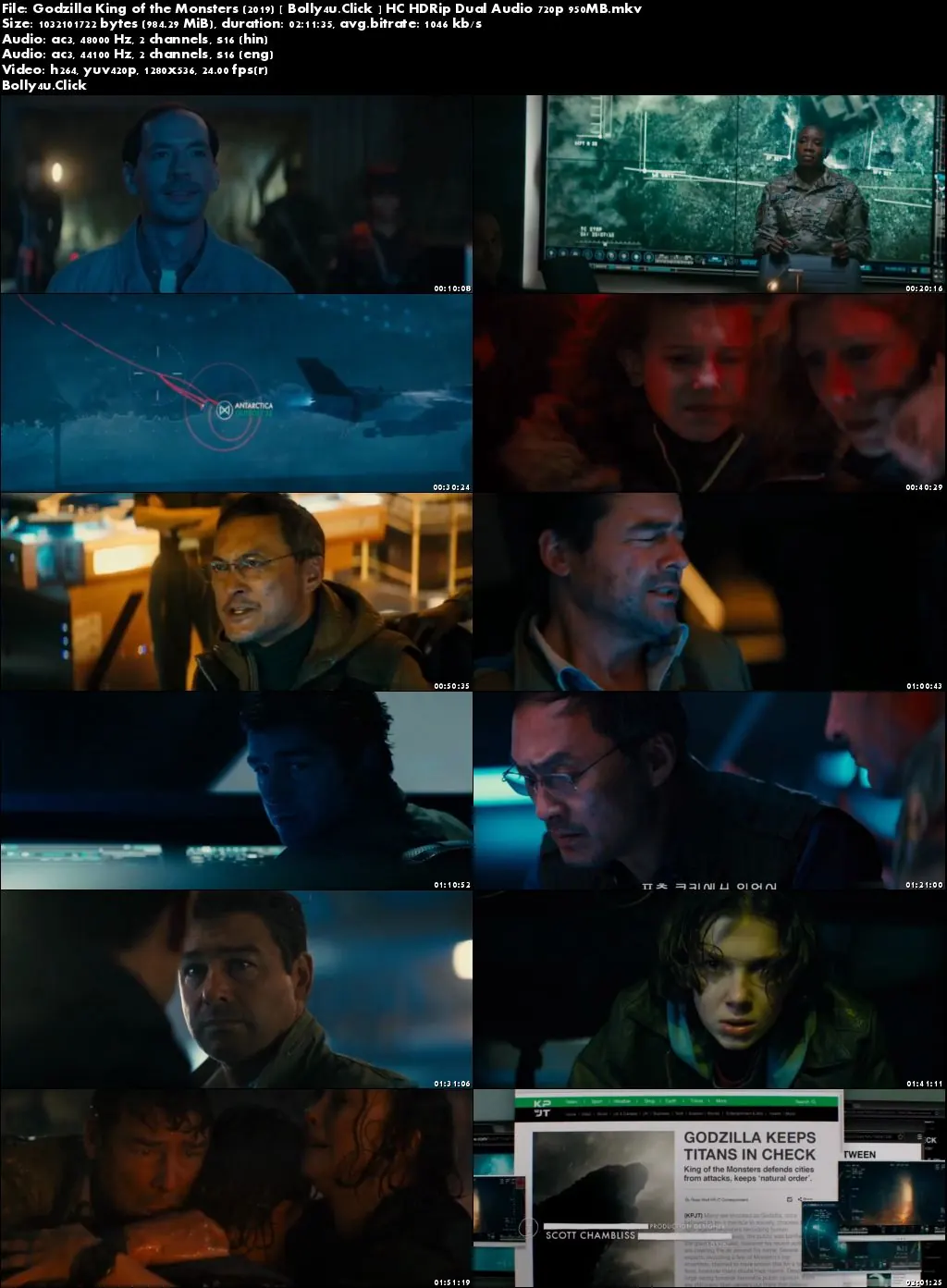 Godzilla King of the Monsters 2019 HC HDRip 950Mb Hindi Dual Audio 720p Download Godzilla King of the Monsters 2019 HC HDRip 950Mb Hindi Dual Audio 720p Download