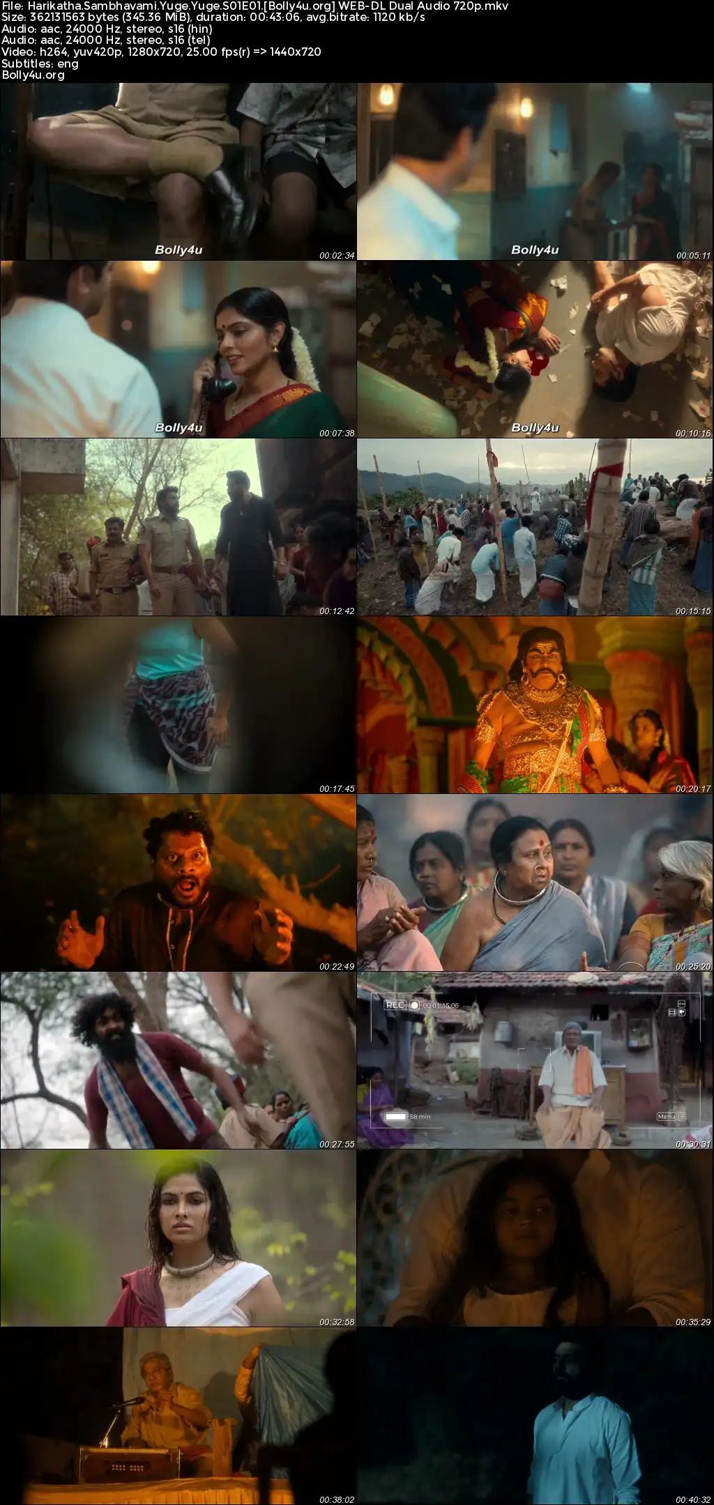 Harikatha Sambhavami Yuge Yuge 2024 WEB-DL Hindi Dual Audio ORG S01 Complete Download 720p  480p