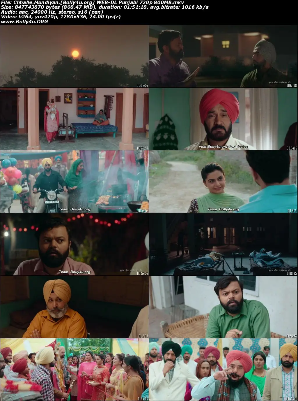 Chhalle Mundiyan 2022 WEB-DL Punjabi Full Movie Download 1080p  720p  480p