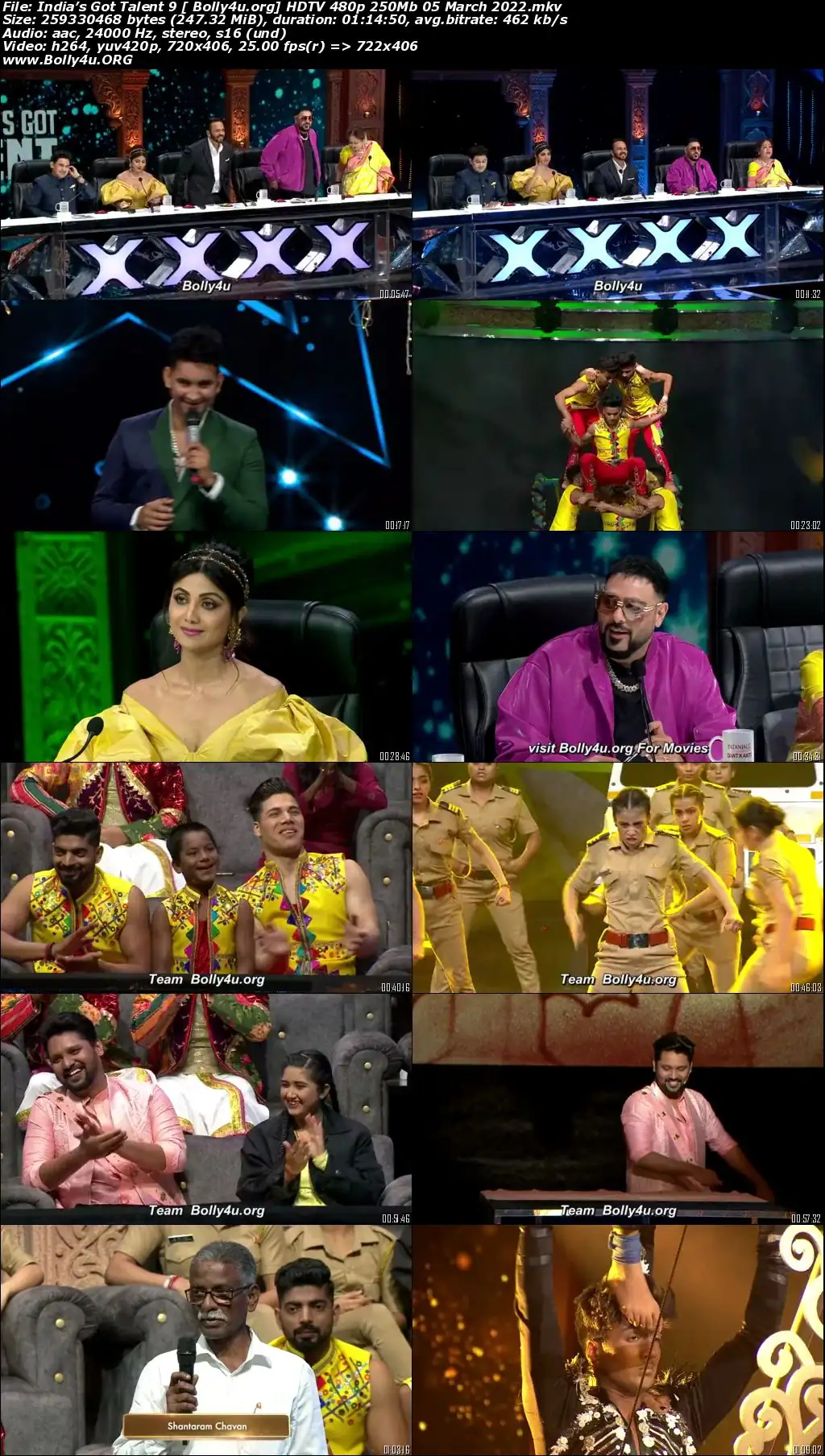 Indias Got Talent 9 HDTV 480p 250Mb 05 March 2022 Download