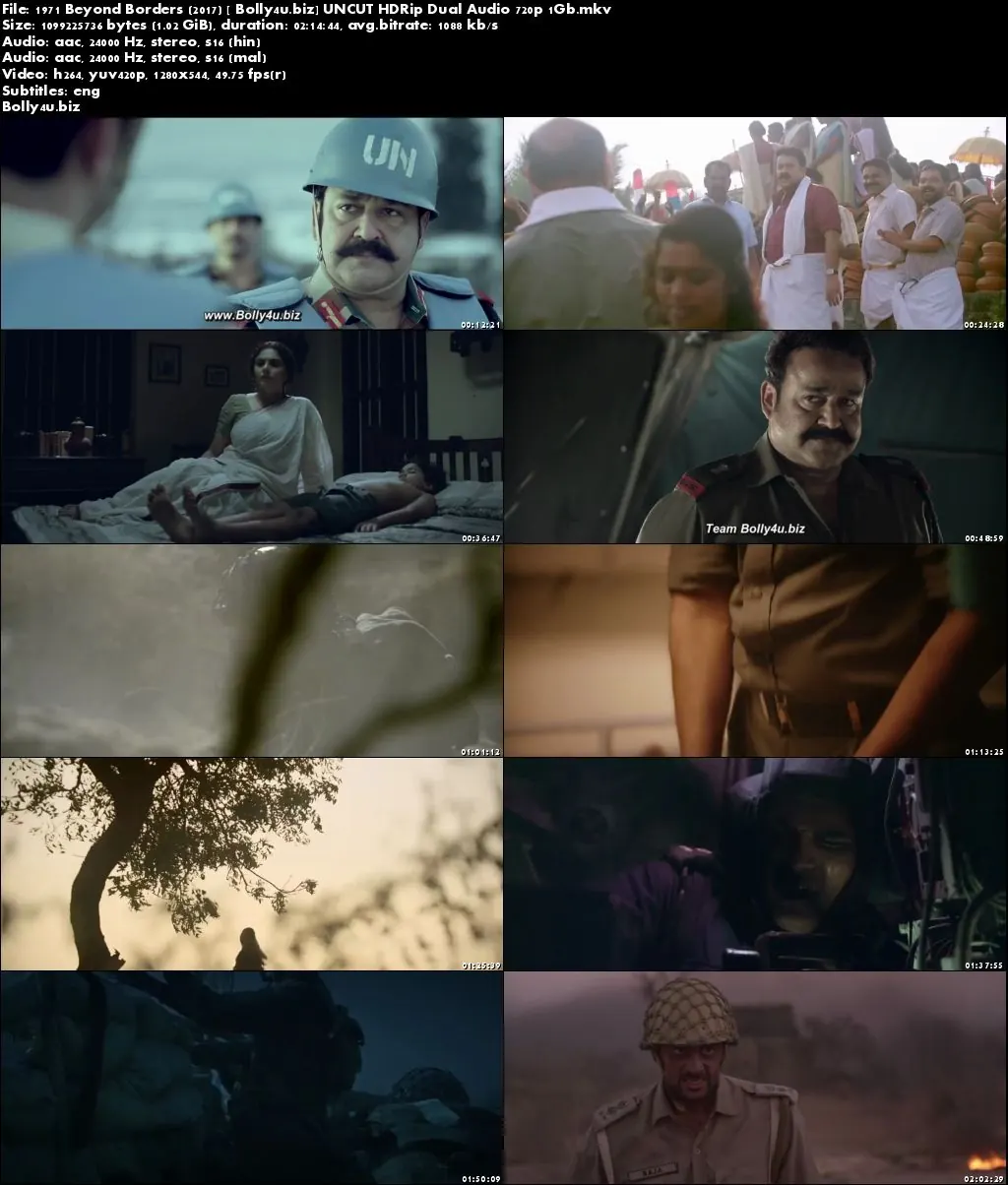 1971 Beyond Borders 2017 HDRip 400MB UNCUT Hindi Dual Audio 480p Download