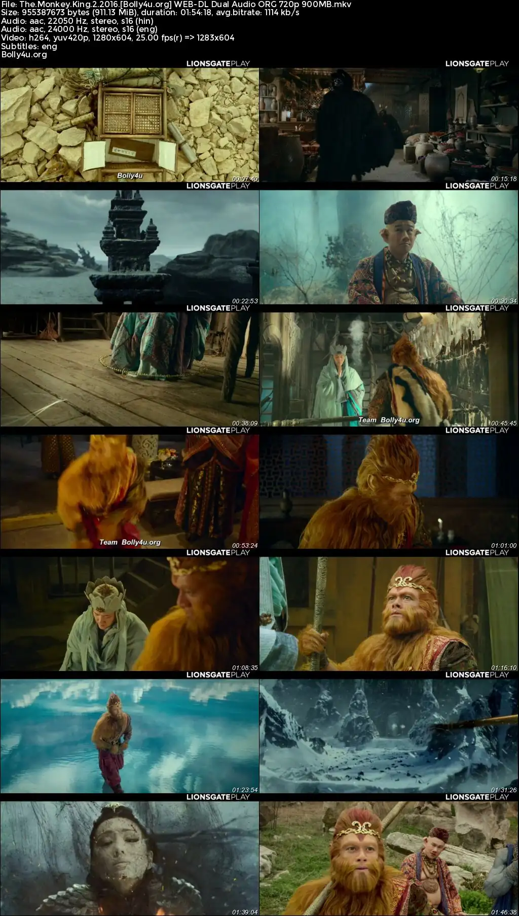 The Monkey King 2 2016 WEB-DL Hindi Dual Audio ORG Full Movie Download 1080p  720p  480p