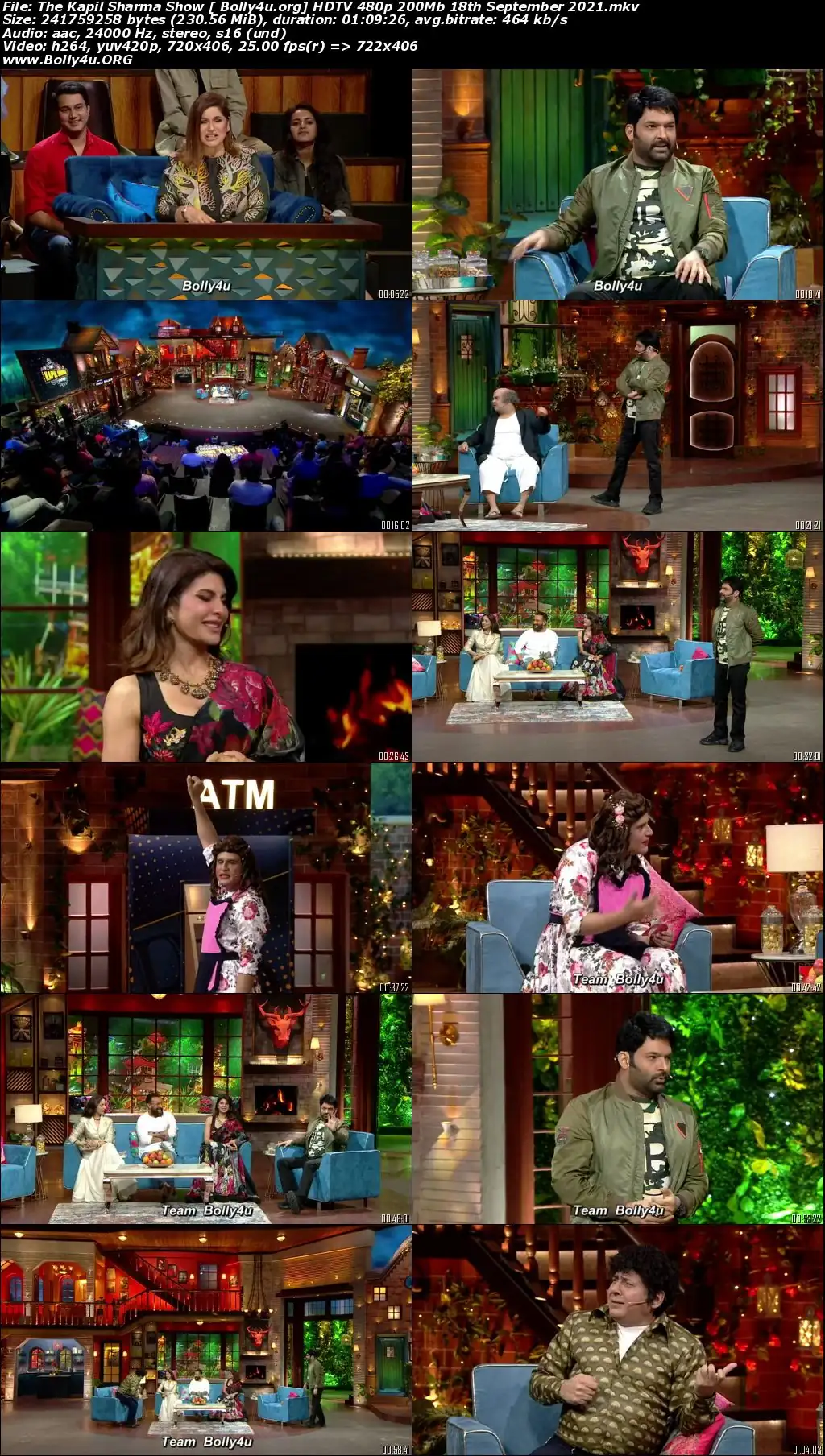 The Kapil Sharma Show HDTV 480p 200Mb 18 September 2021 Download