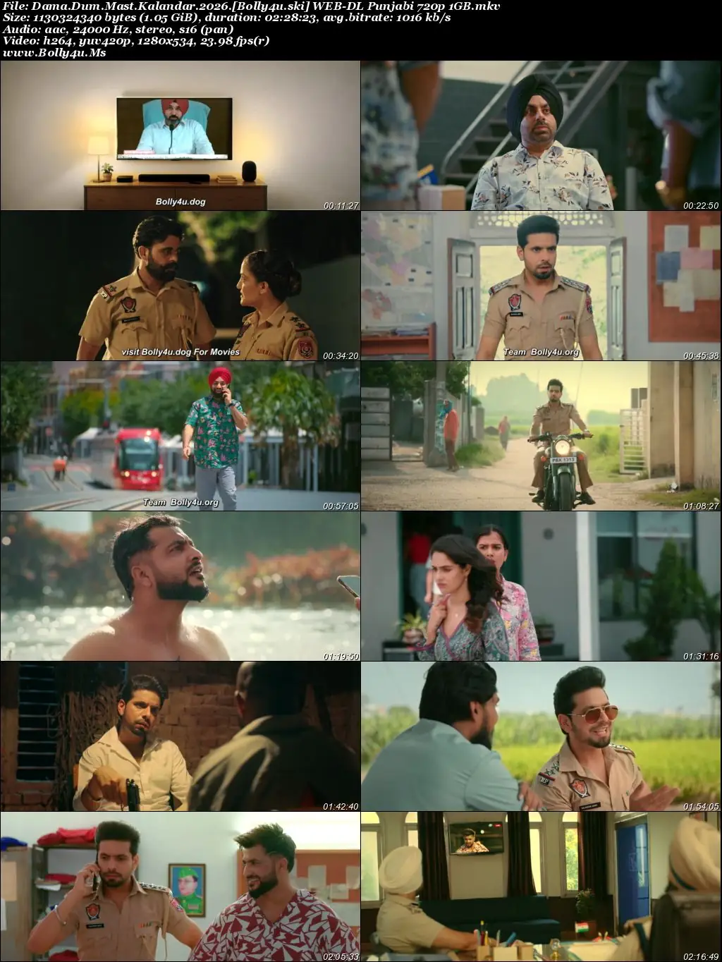 Dama Dum Mast Kalandar 2026 WEB-DL Punjabi Full Movie Download 1080p  720p  480p