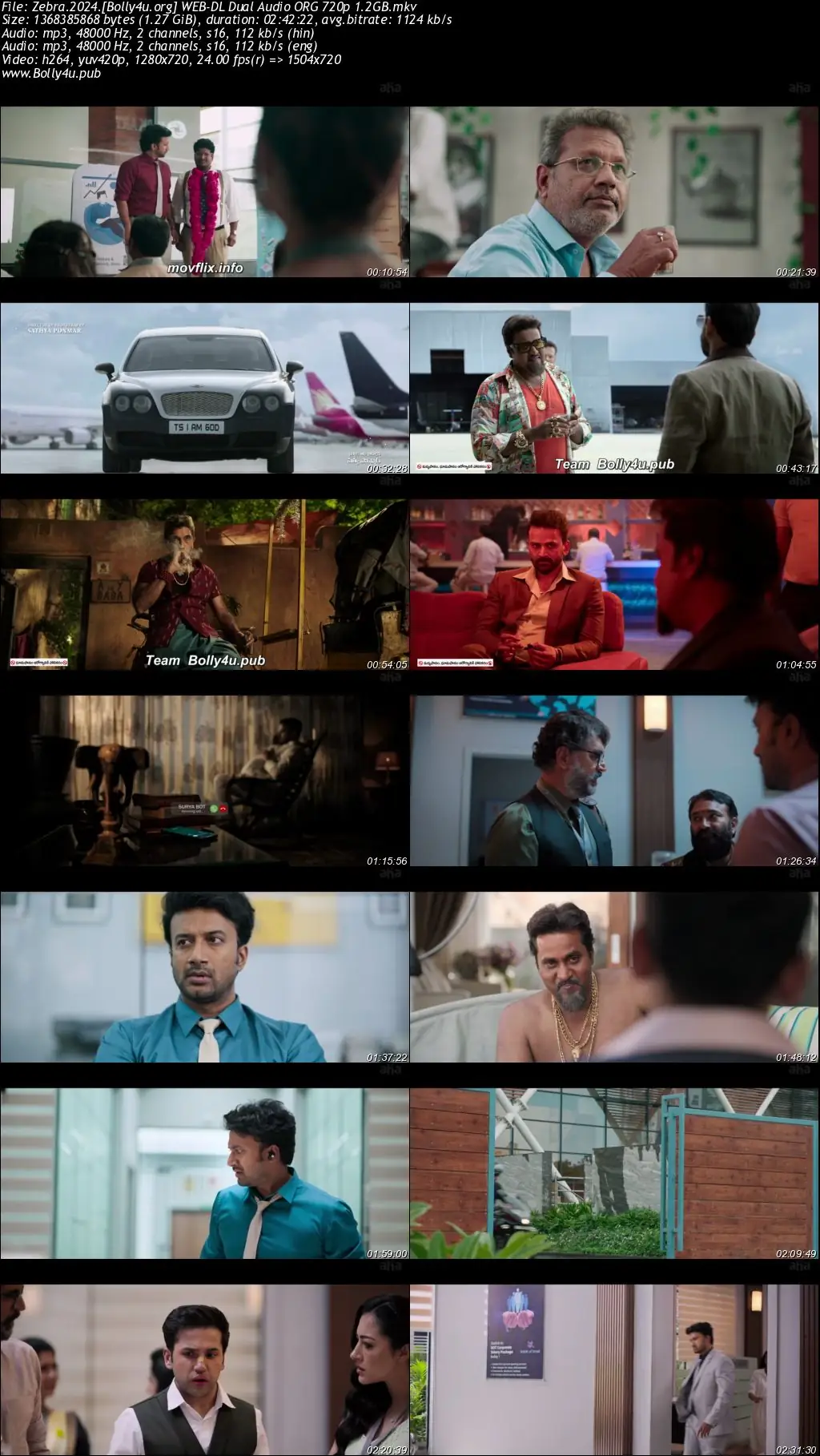 Zebra 2024 WEB-DL UNCUT Hindi Dual Audio ORG Full Movie Download 1080p  720p  480p