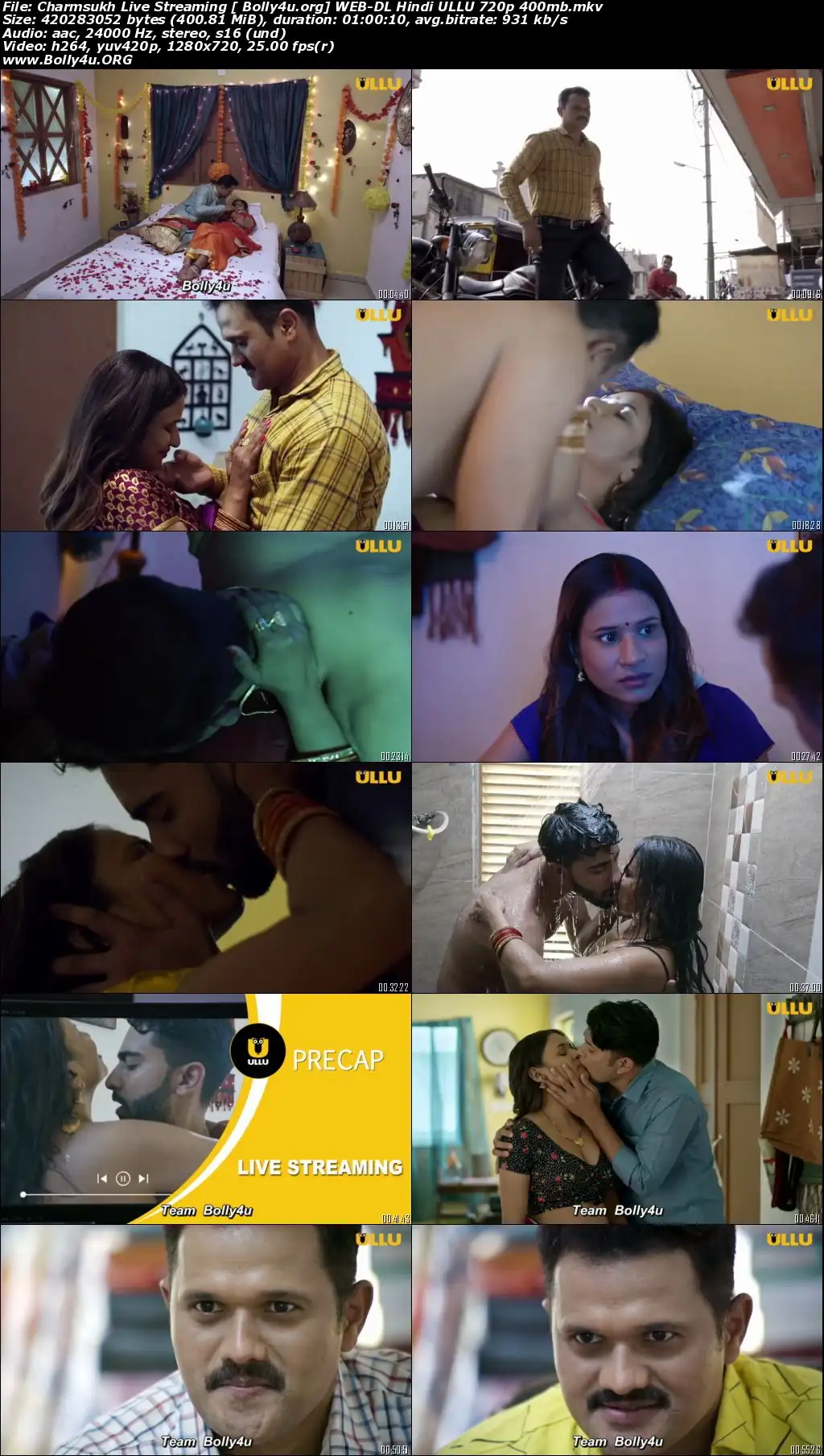 Charmsukh Live Streaming 2021 WEB-DL 400MB Hindi ULLU 720p Download