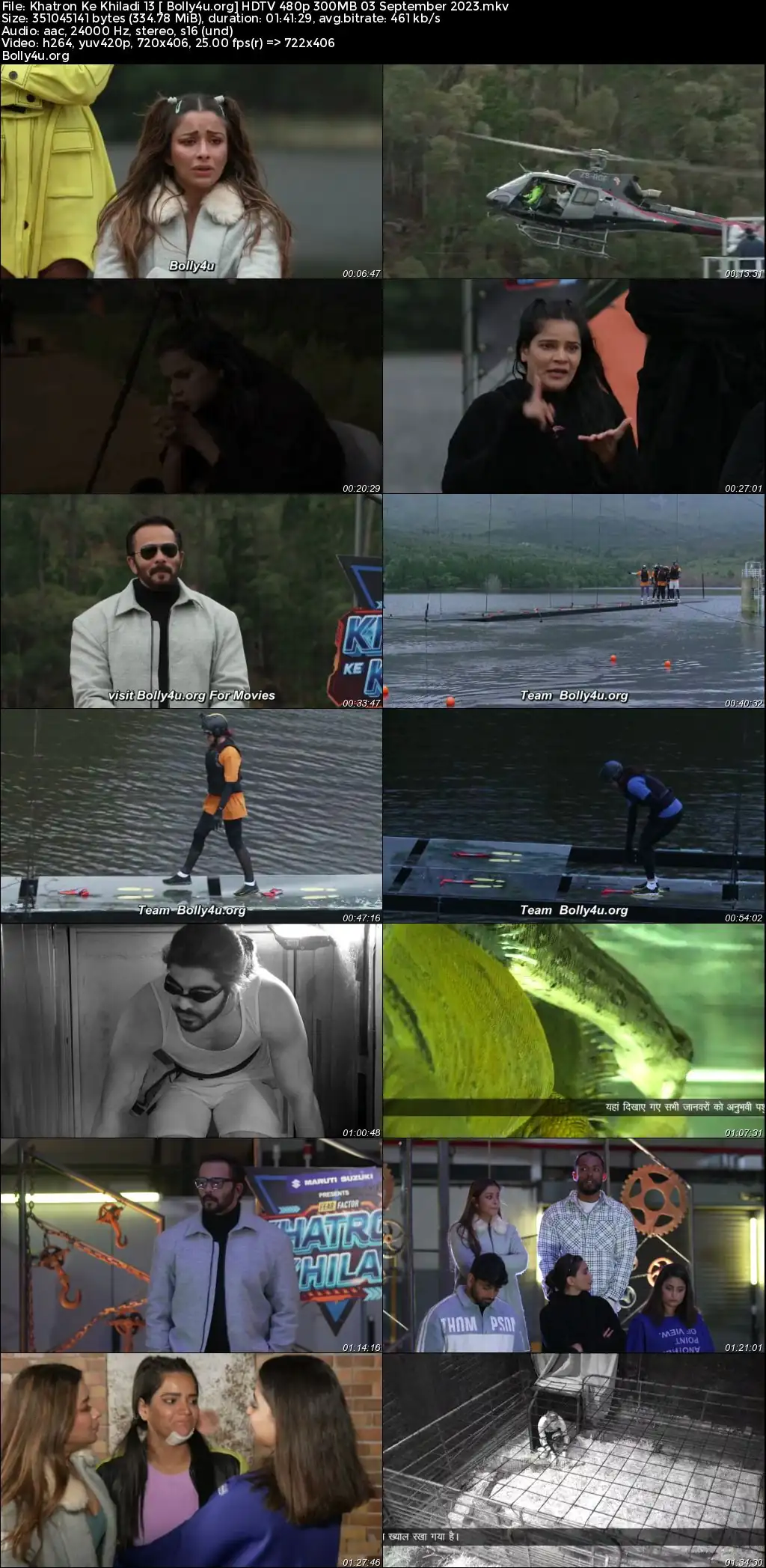 Khatron Ke Khiladi 13 HDTV 480p 300MB 03 September 2023 Download
