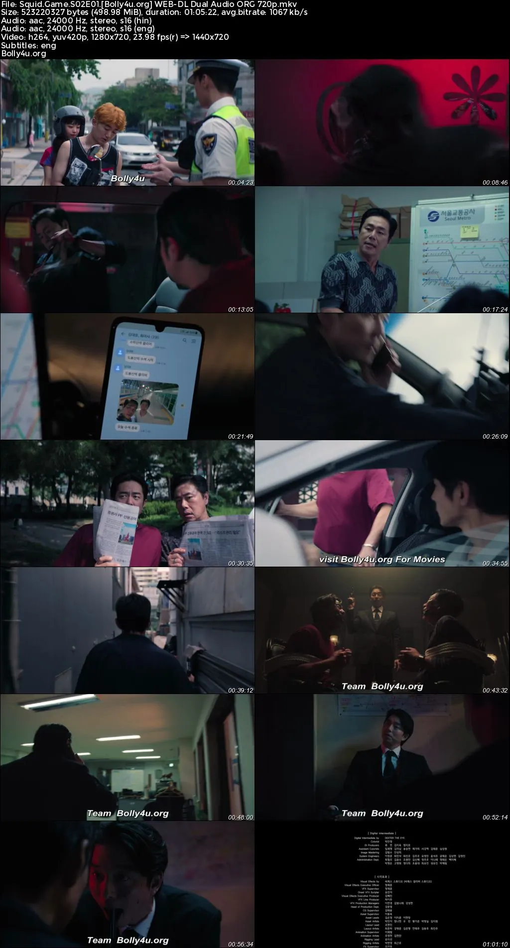 Squid Game 2024 WEB-DL Hindi Dual Audio ORG S02 Complete Download 720p  480p