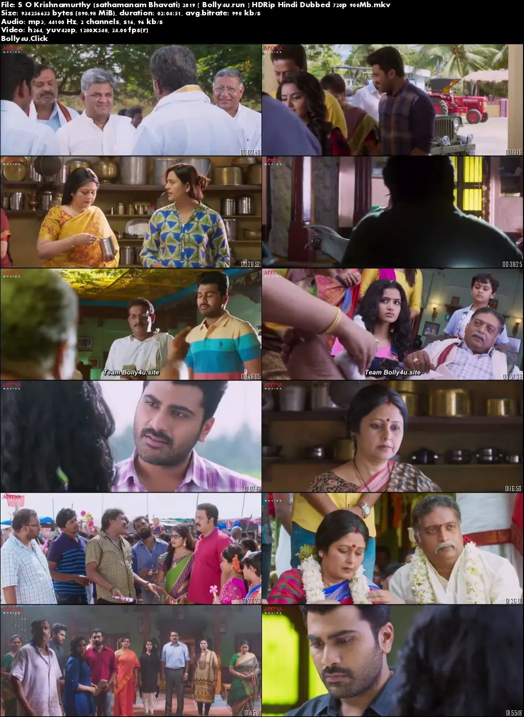 S O Krishnamurthy 2019 HDRip 900Mb Hindi Dubbed 720p Download
