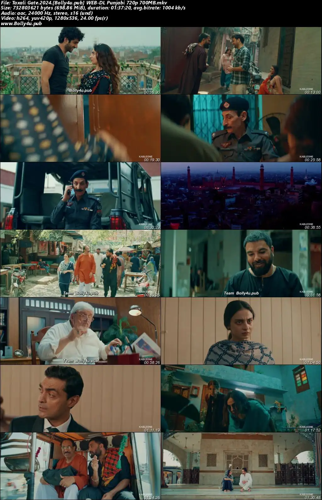 Taxali Gate 2024 WEB-DL Punjabi Full Movie Download 1080p  720p  480p