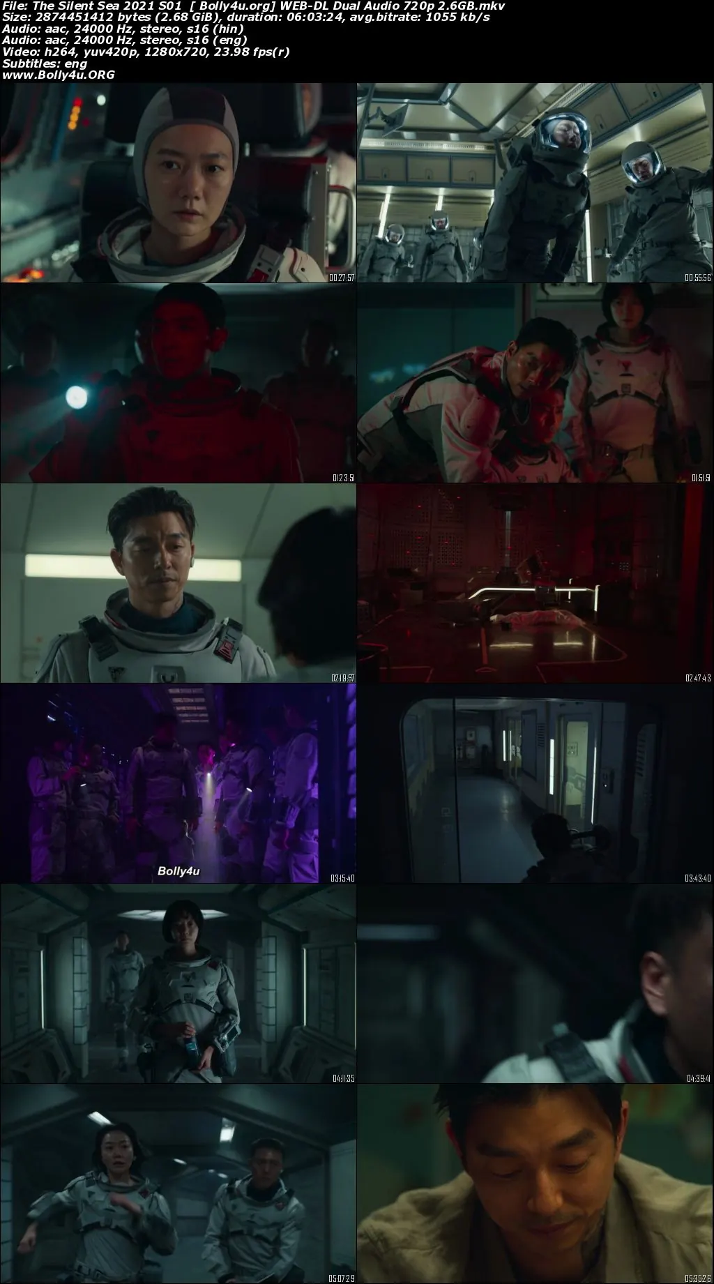 The Silent Sea 2021 WEB-DL 2.6GB Hindi Dual Audio S01 Download 720p