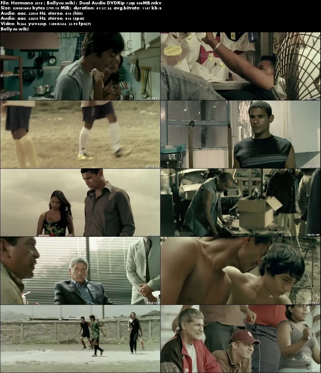 Hermano 2010 DVDRip 800Mb Hindi Dual Audio 720p Download