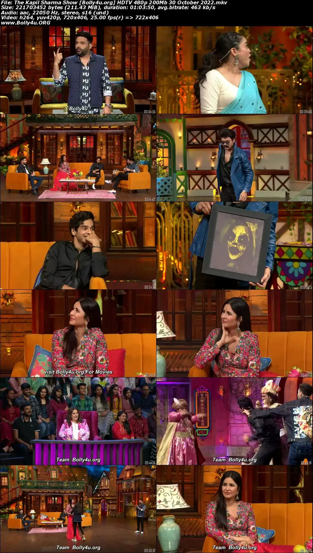 The Kapil Sharma Show HDTV 480p 200Mb 30 October 2022 Download