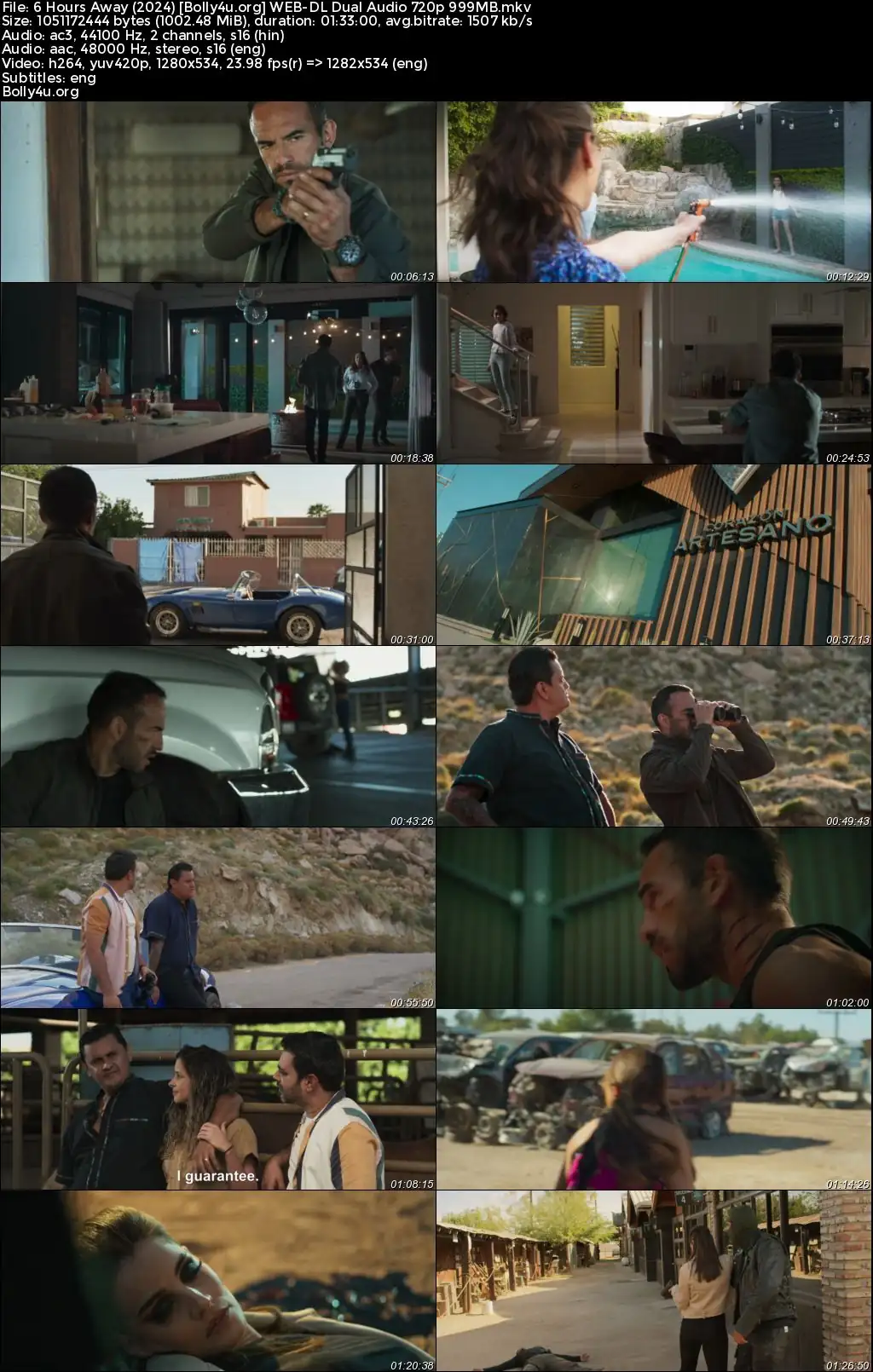 6 Hours Away 2024 WEB-DL Hindi Dual Audio Full Movie Download 720p  480p