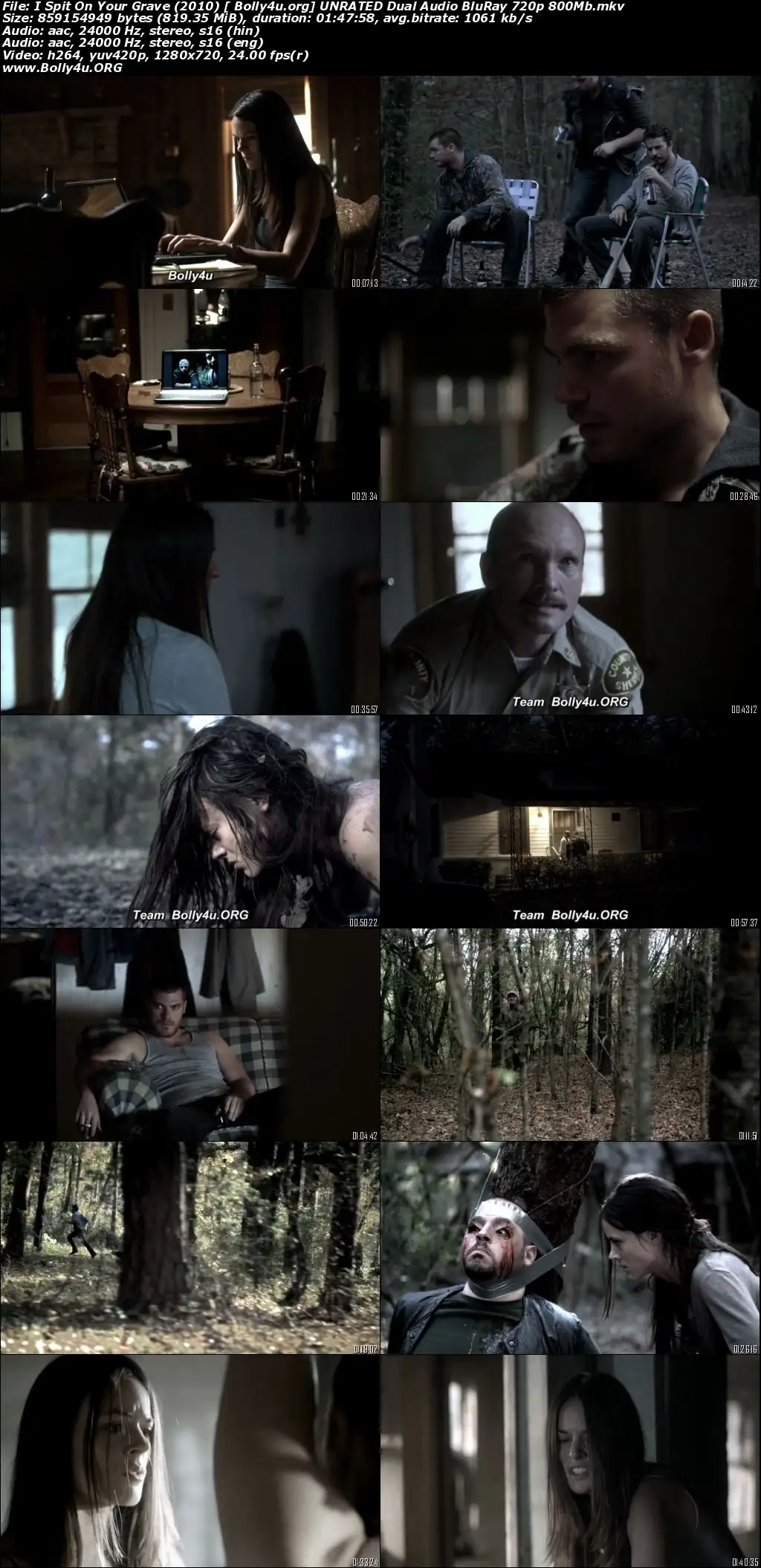 I Spit On Your Grave 2010 BluRay 350Mb UNRATED Hindi Dual Audio 480p Download I Spit On Your Grave 2010 BluRay 350Mb UNRATED Hindi Dual Audio 480p Download