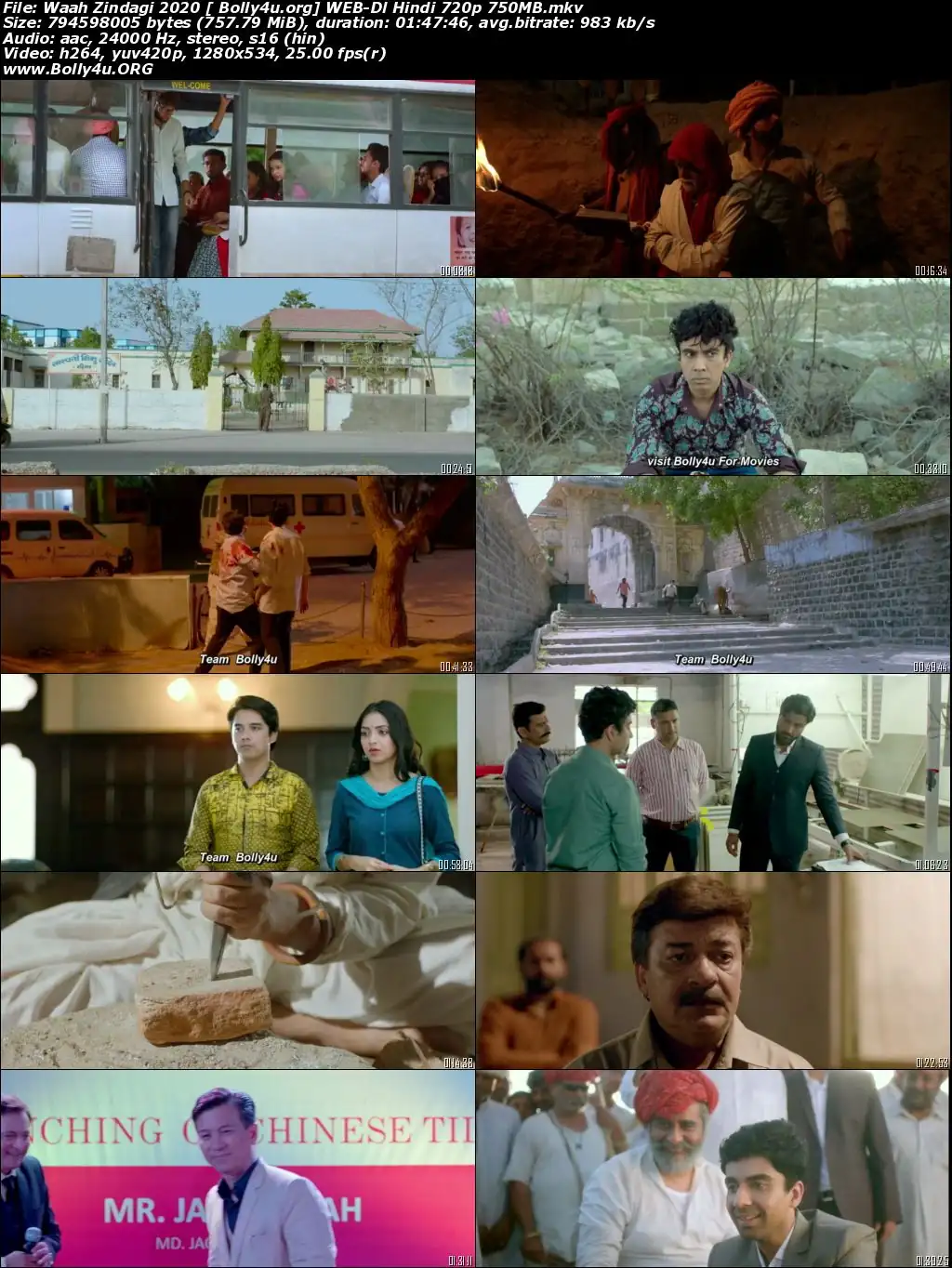 Waah Zindagi 2020 WEB-DL 300Mb Hindi Movie Download 480p