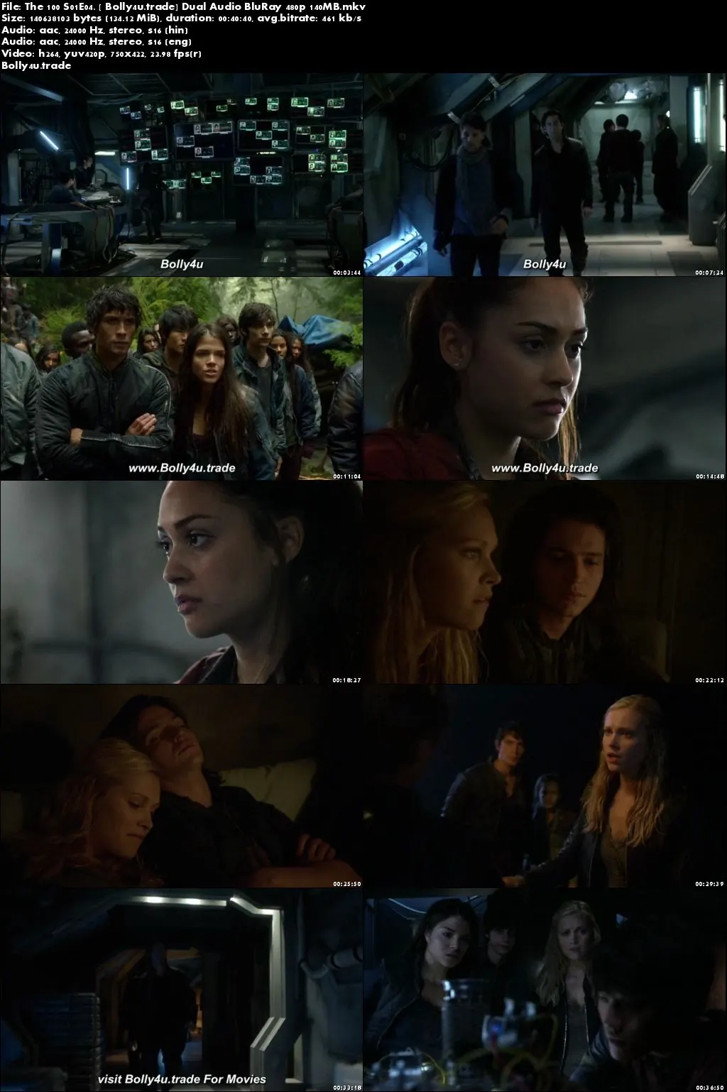 The 100 S01E04 BluRay 140MB Hindi Dual Audio 480p Download