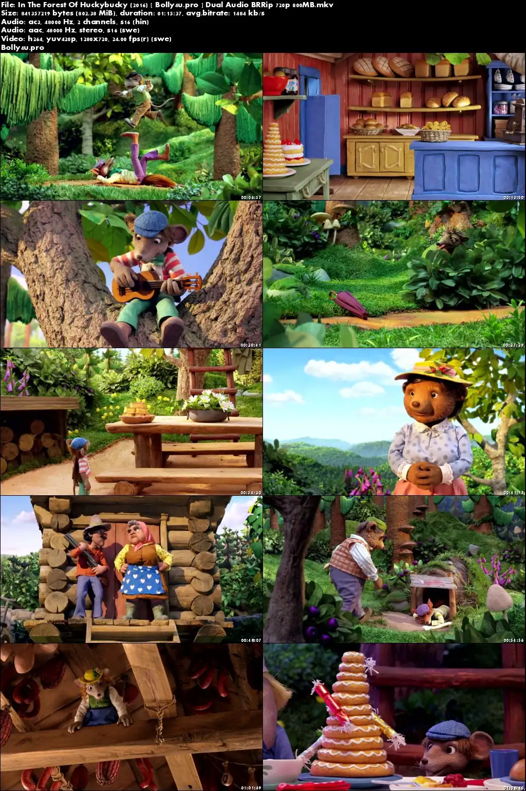 In The Forest Of Huckybucky 2016 BRRip 800Mb Dual Audio 720p Download In The Forest Of Huckybucky 2016 BRRip 800Mb Dual Audio 720p Download