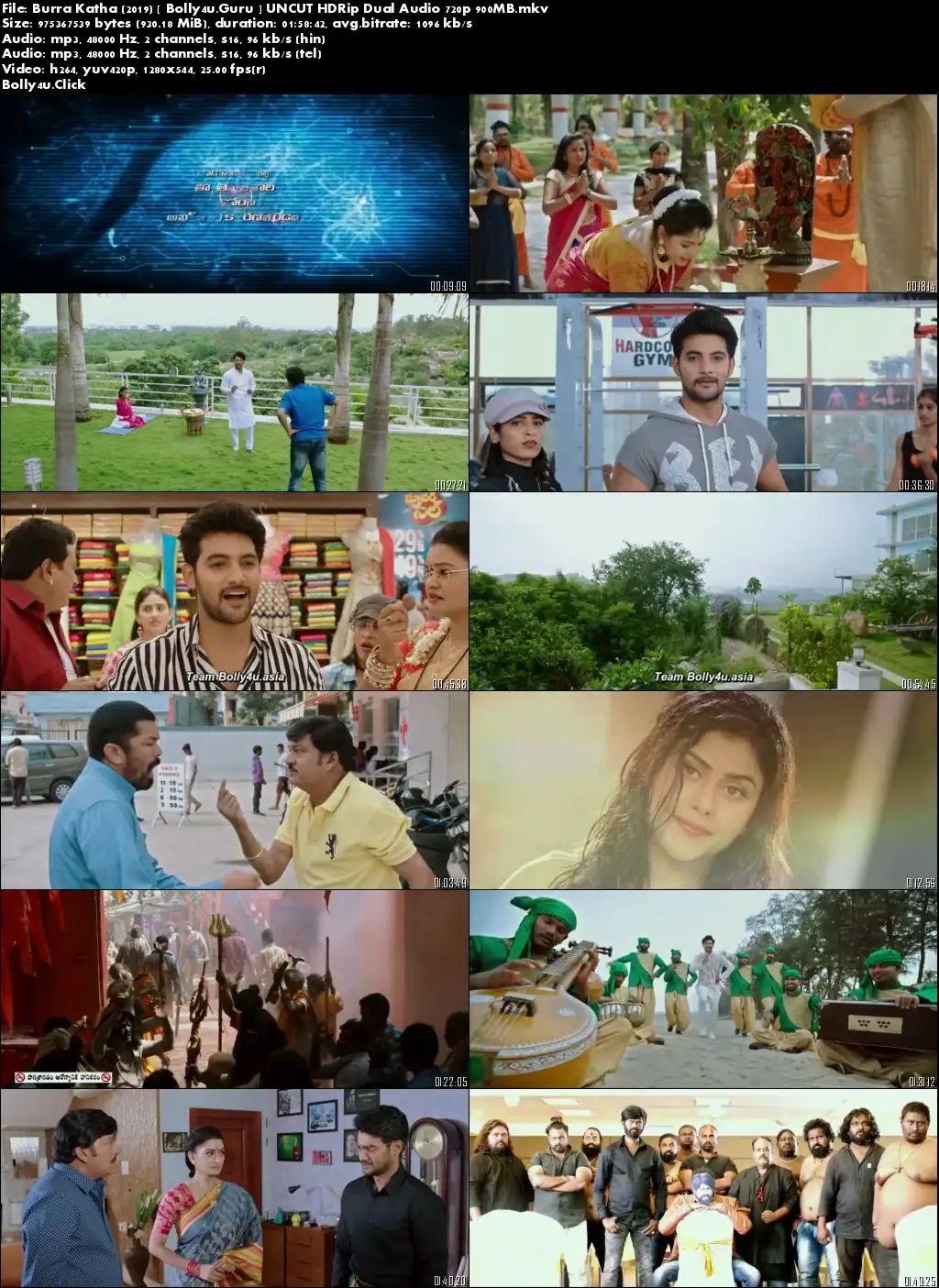 Burra Katha 2019 HDRip 400Mb UNCUT Hindi Dual Audio 480p Download