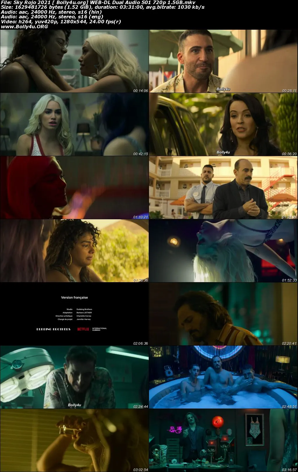  Sky Rojo 2021 WEB-DL 700MB Hindi Dual Audio S01 Download 480p