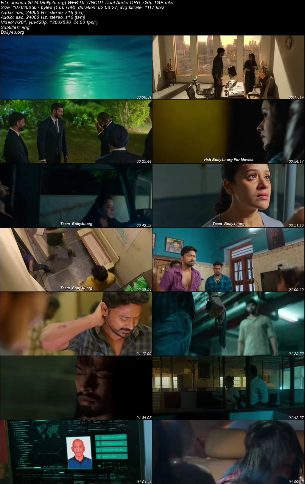 Joshua 2024 WEB-DL UNCUT Hindi Dual Audio ORG Full Movie Download 1080p  720p  480p
