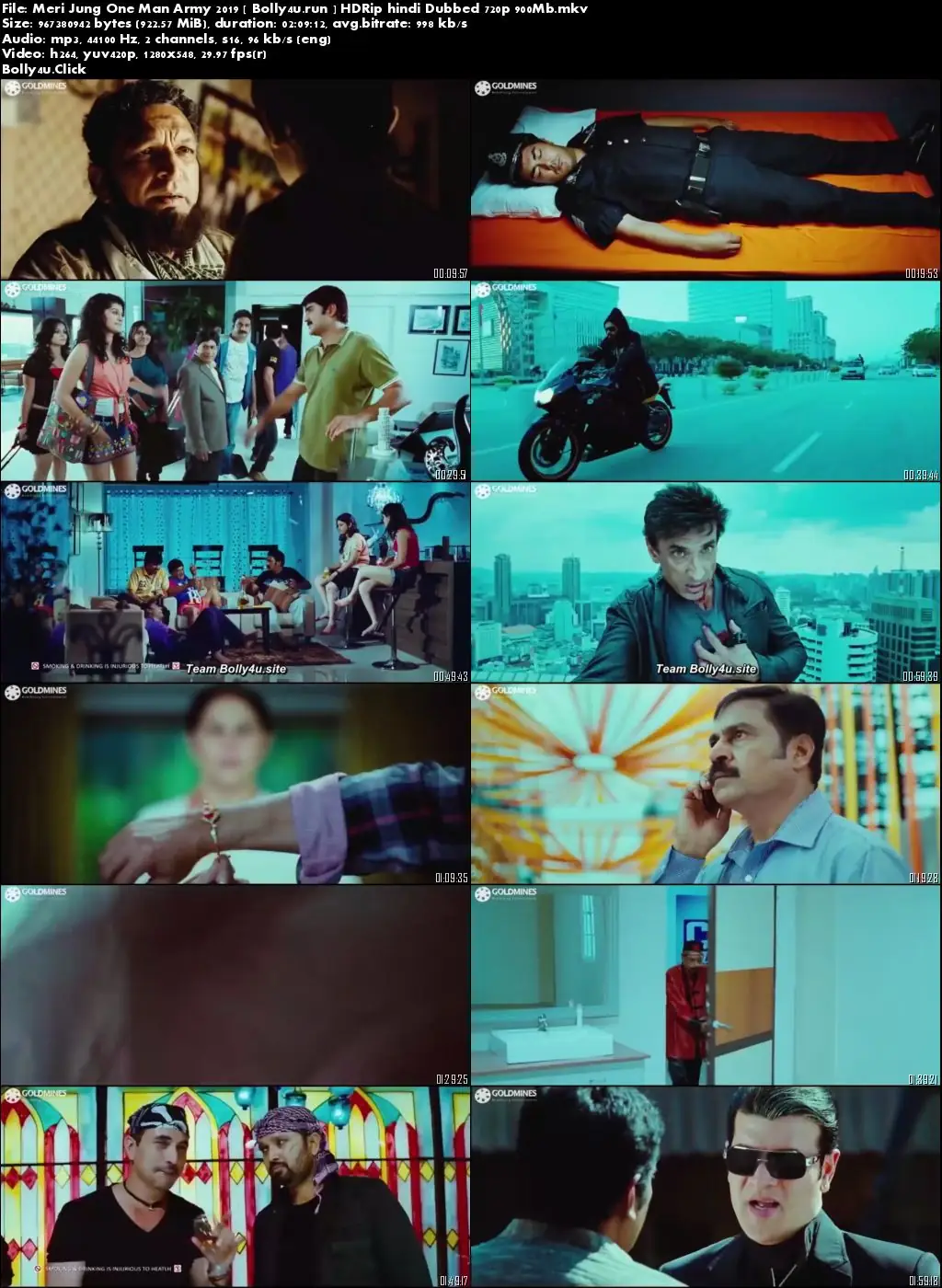 Meri Jung One Man Army 2019 HDRip 300Mb Hindi Dubbed 480p Download