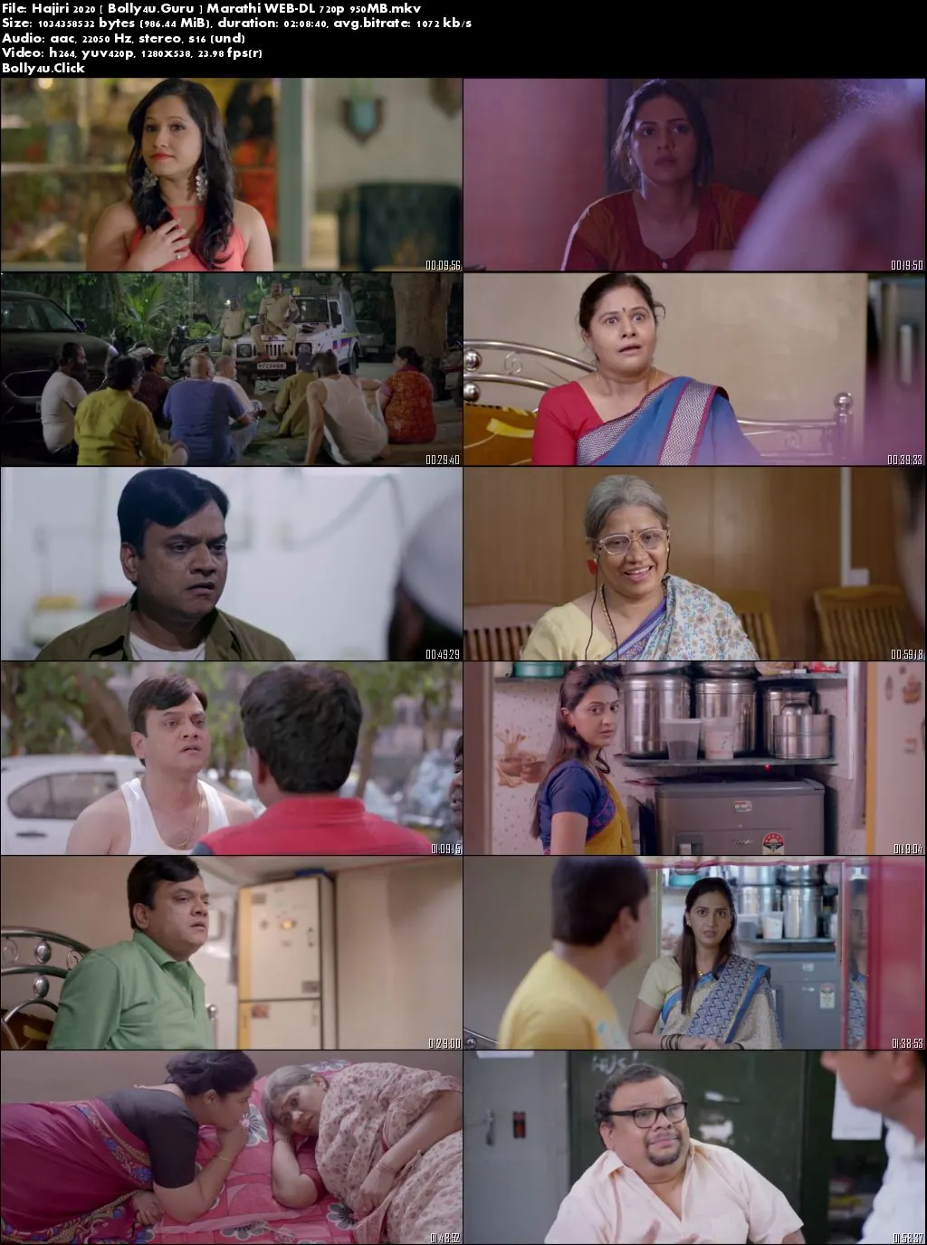 Hajiri 2020 WEB-DL 950MB Marathi 720p Download