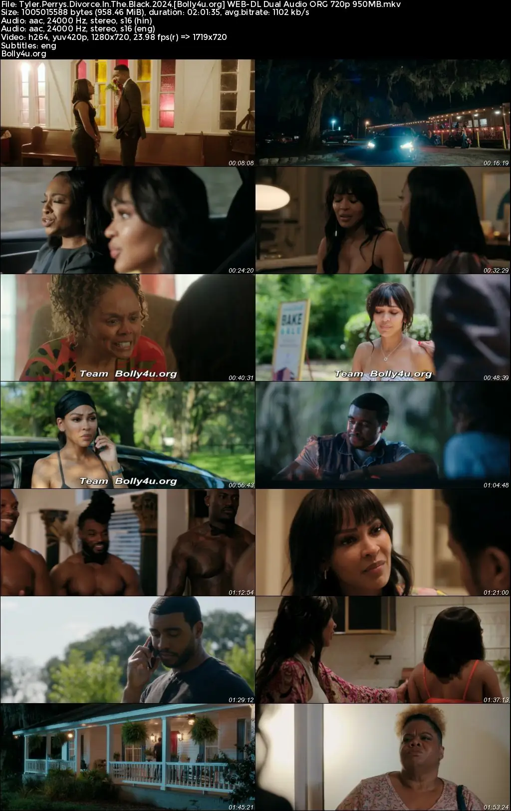 Tyler Perrys Divorce In The Black 2024 WEB-DL Hindi Dual Audio ORG Full Movie Download 1080p  720p  480p