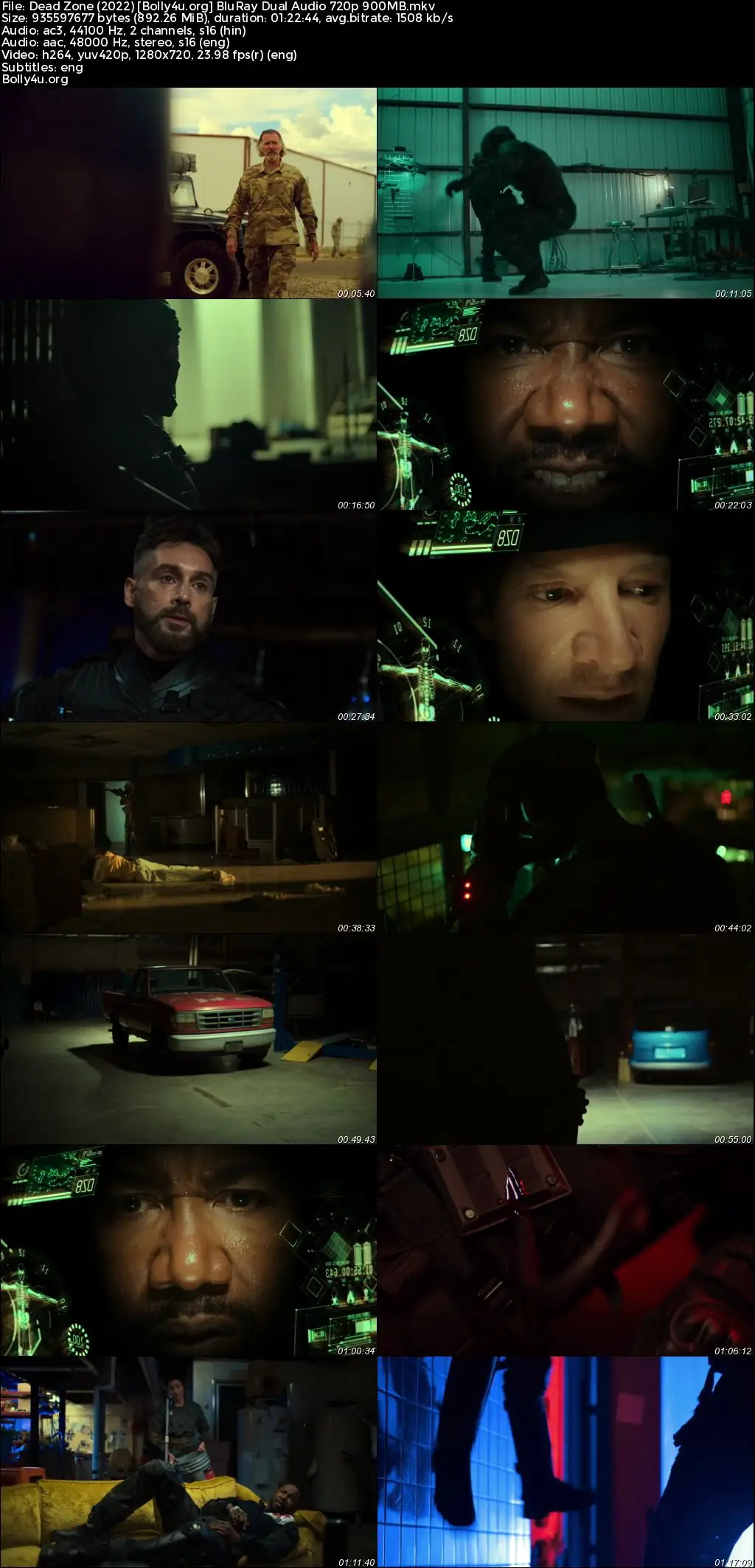 Dead Zone 2022 BluRay Hindi Dual Audio Full Movie Download 720p  480p