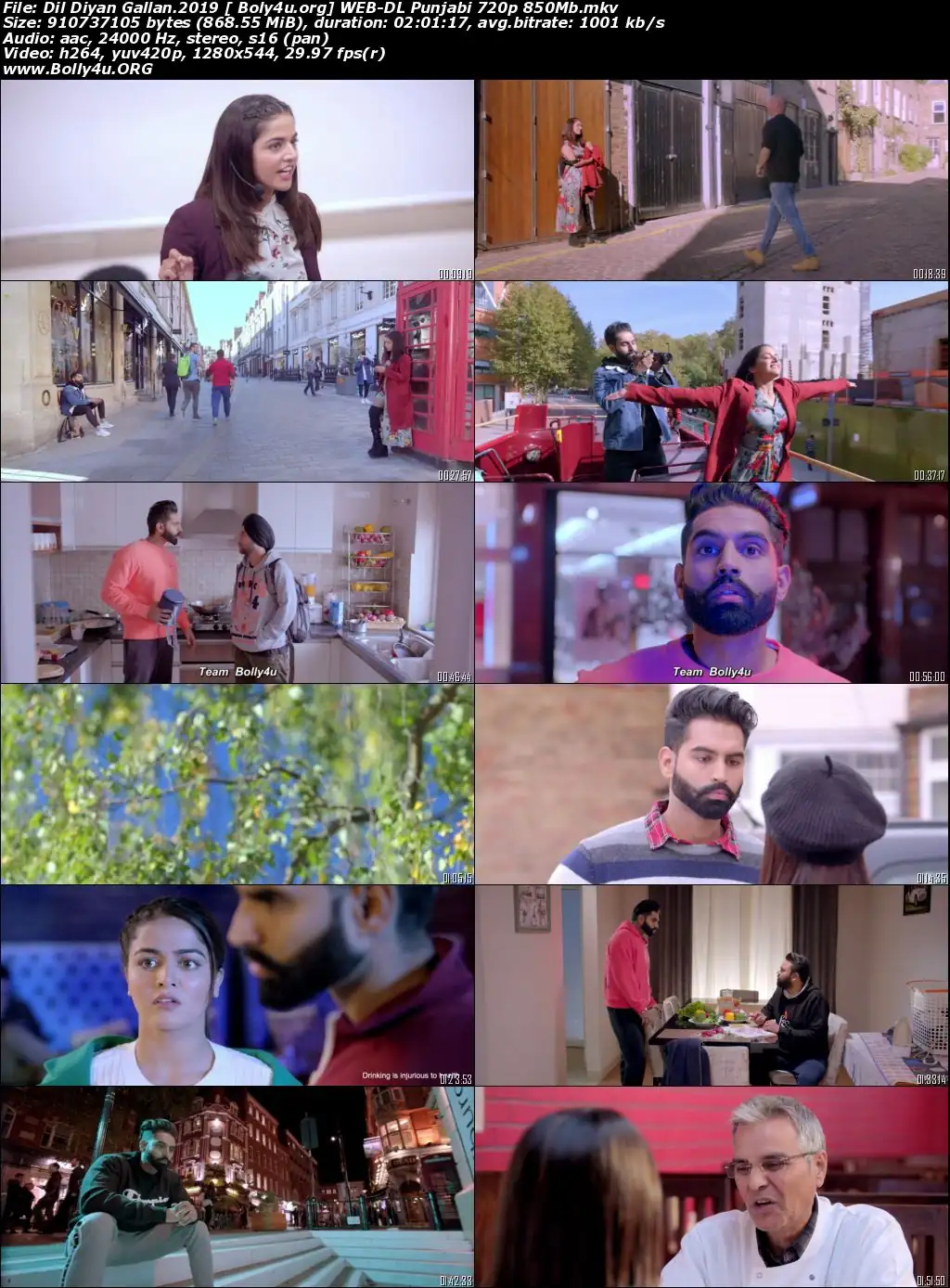Dil Diyan Gallan 2019 WEB-DL 950Mb Punjabi Movie Download 720p