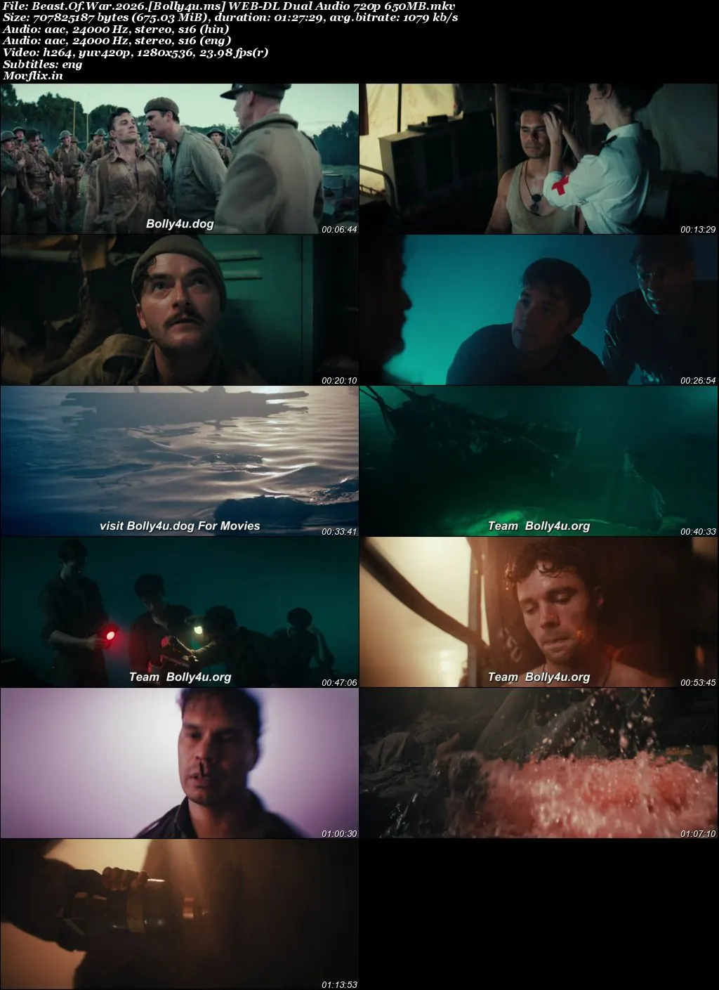 Beast Of War 2026 WEB-DL Hindi Dual Audio ORG Full Movie Download 1080p  720p  480p