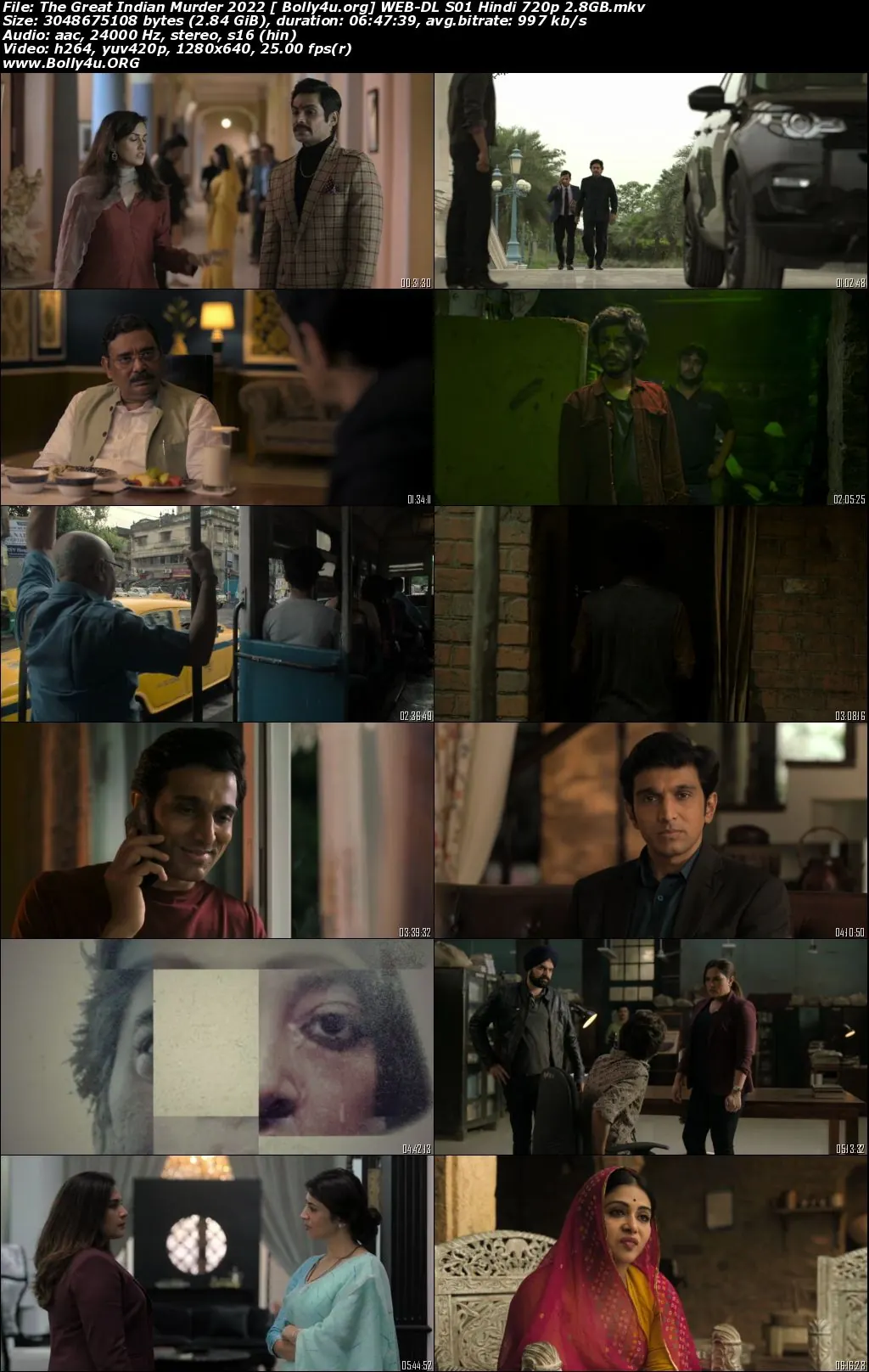 The Great Indian Murder 2022 WEB-DL 2.8GB Hindi S01 Download 720p