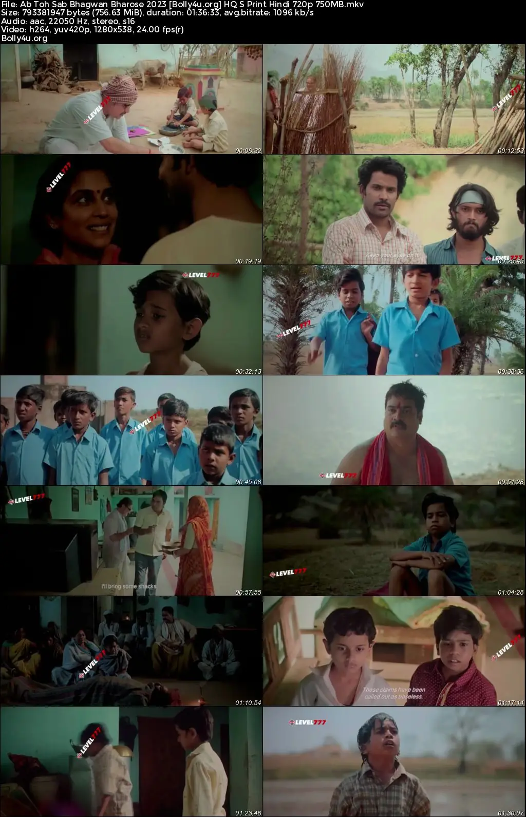 Ab Toh Sab Bhagwan Bharose 2023 HQ S Print Hindi Full Movie Download 1080p  720p  480p