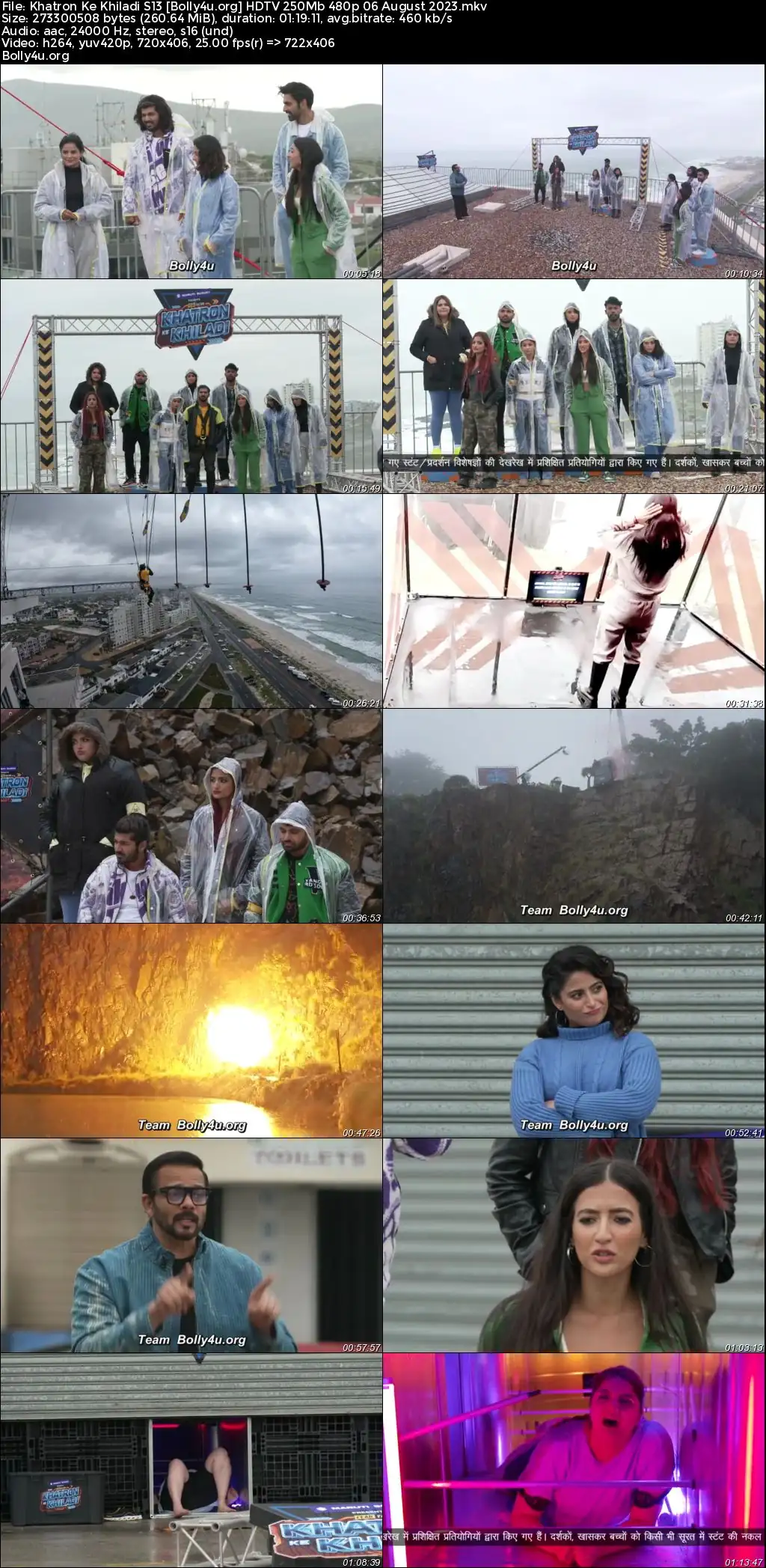 Khatron Ke Khiladi S13 HDTV 250Mb 480p 06 August 2023 Download