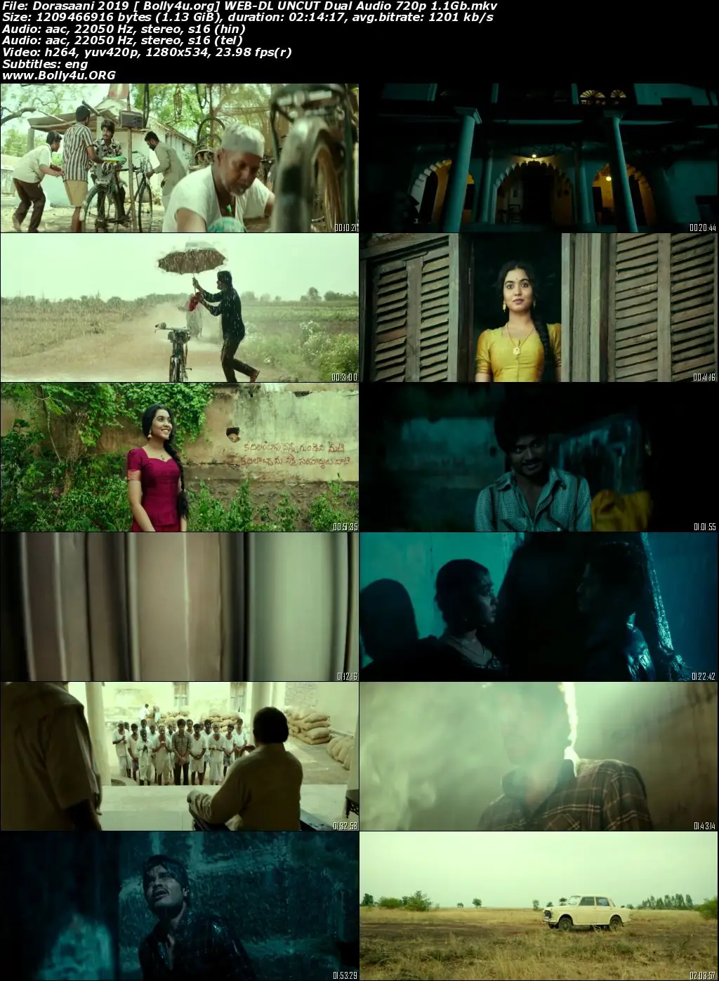 Dorasaani 2019 WEB-DL 400MB UNCUT Hindi Dual Audio 480p Download