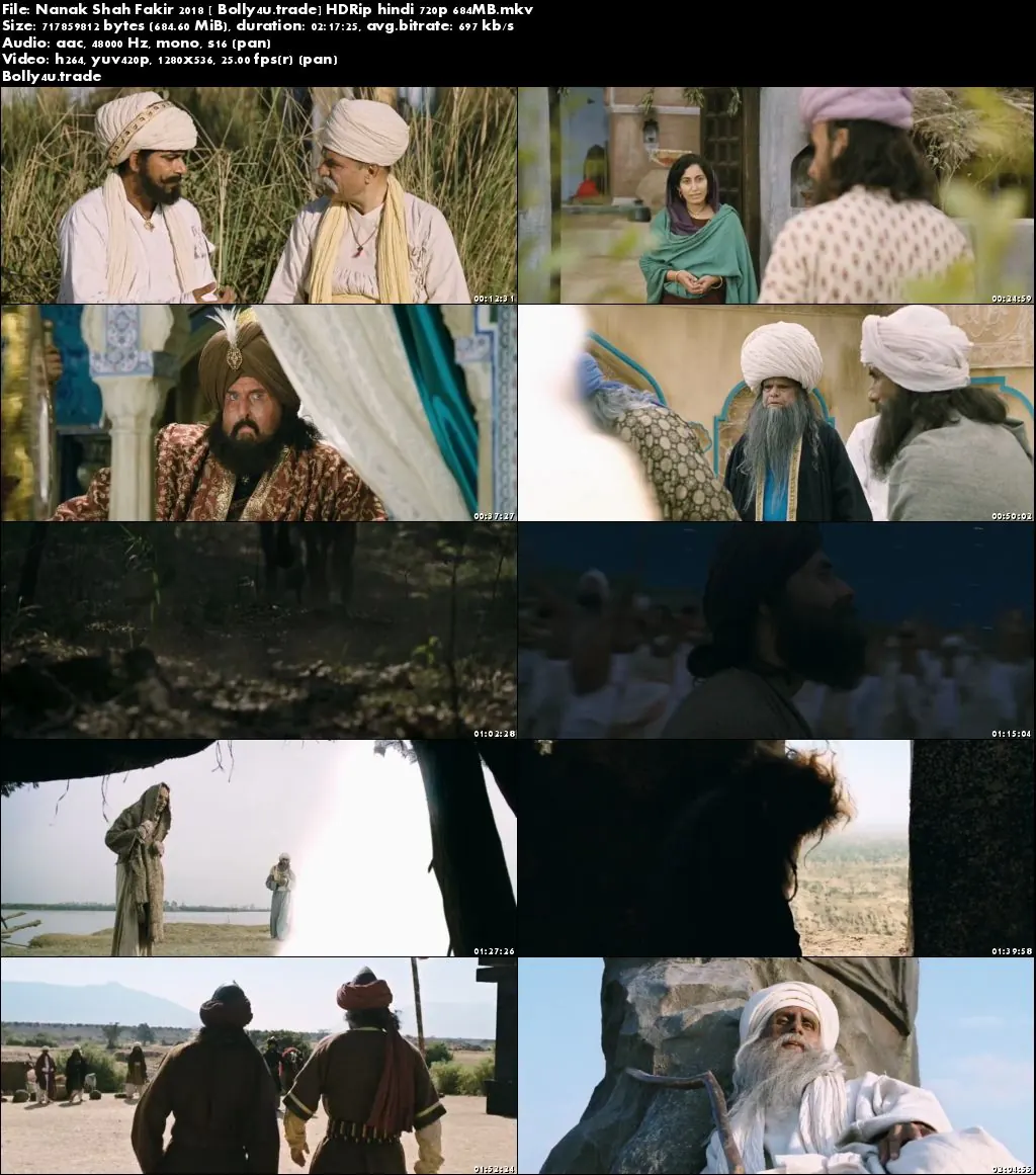 Nanak Shah Fakir 2018 HDRip 650Mb Full Punjabi Movie Download 720p