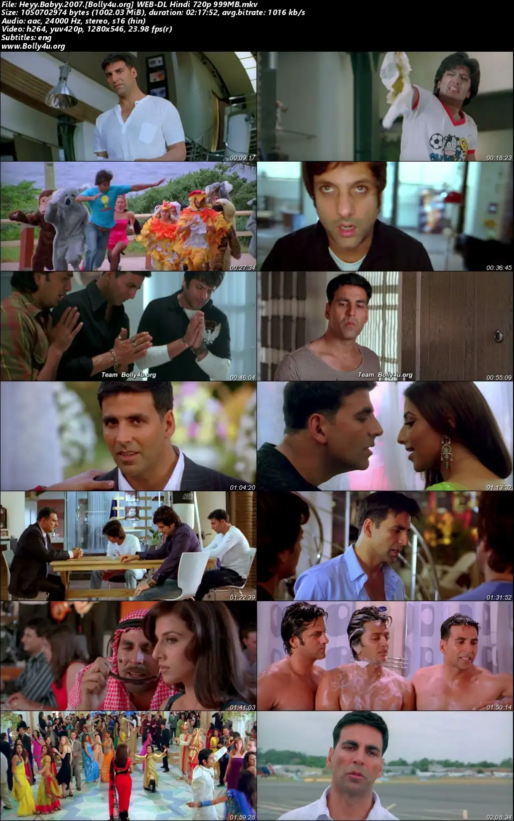Heyy Babyy 2007 WEB-DL Hindi Full Movie Download 1080p  720p  480p