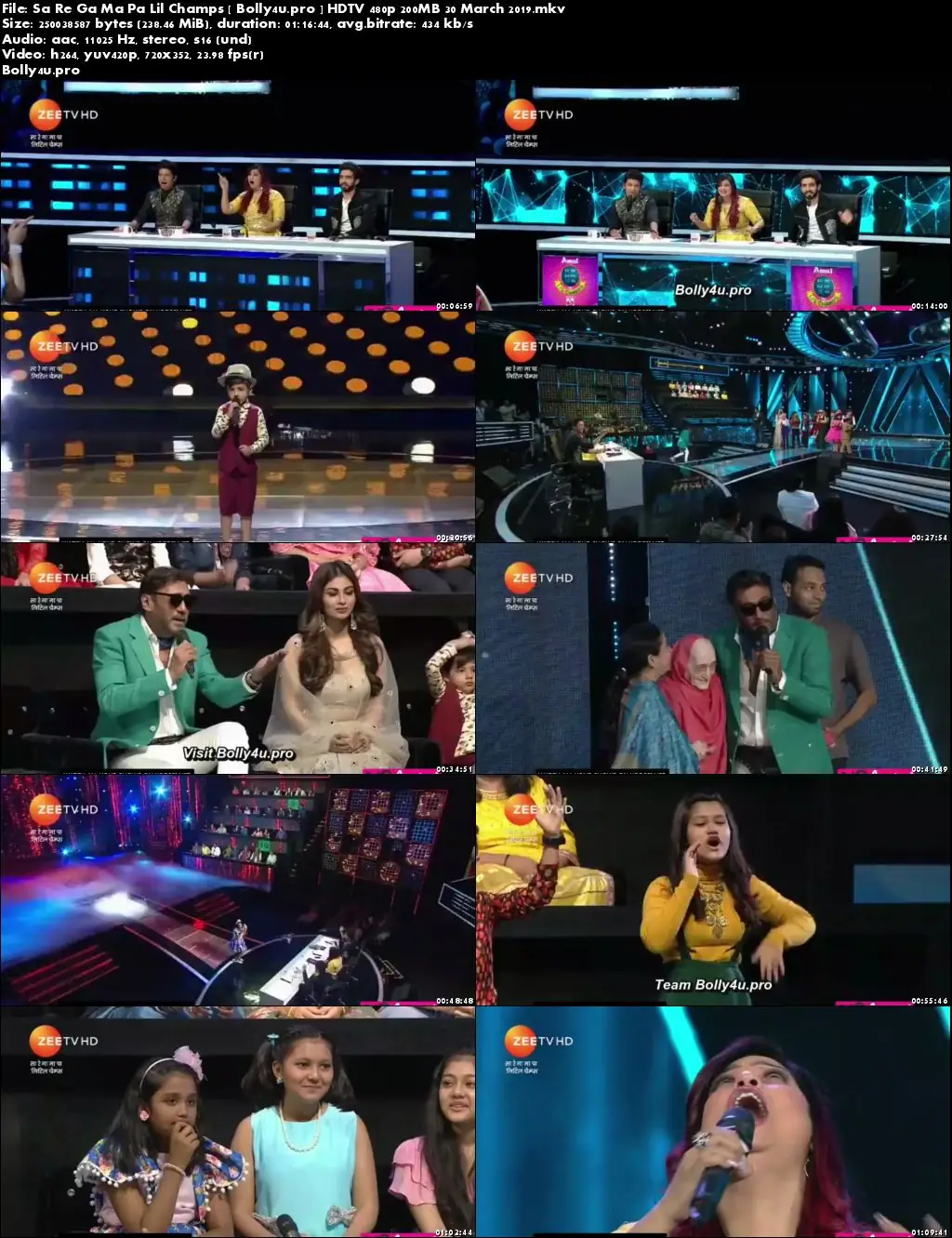 Sa Re Ga Ma Pa Lil Champs HDTV 480p 200MB 30 March 2019 Download Sa Re Ga Ma Pa Lil Champs HDTV 480p 200MB 30 March 2019 Download