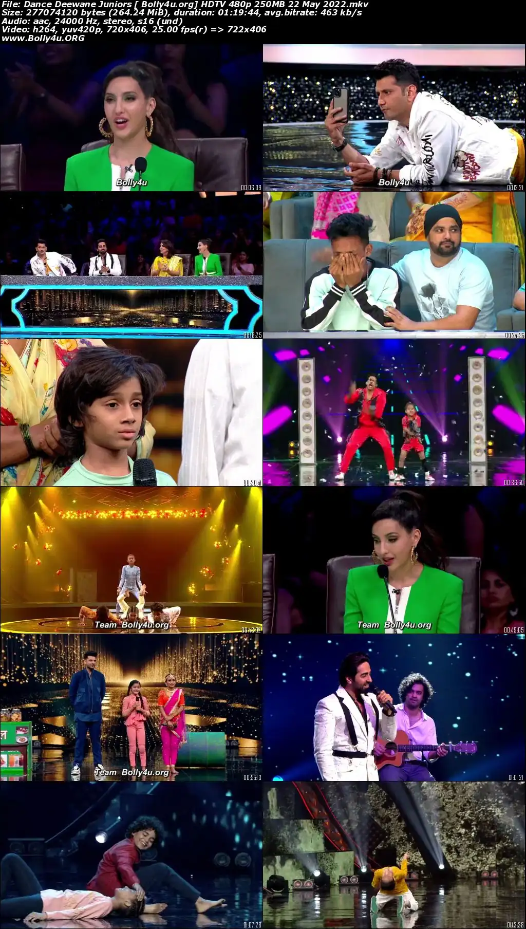 Dance Deewane Juniors HDTV 480p 250MB 22 May 2022 Download