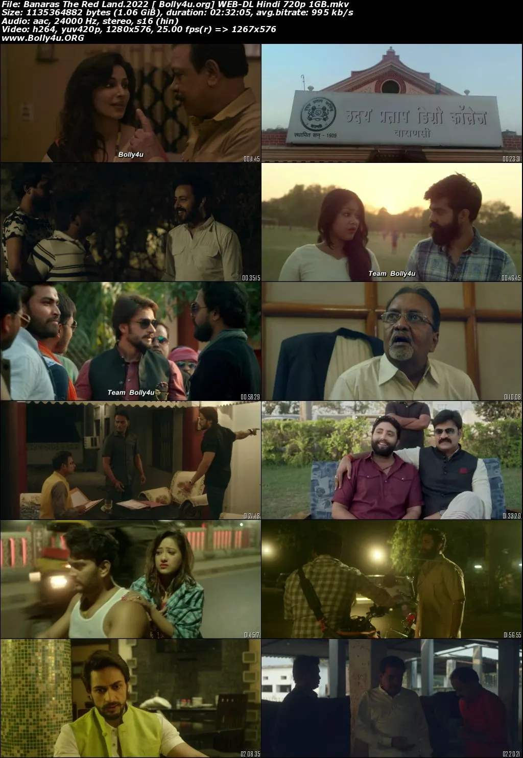 Banaras The Red Land 2022 WEB-DL Hindi Movie Download 720p  480p