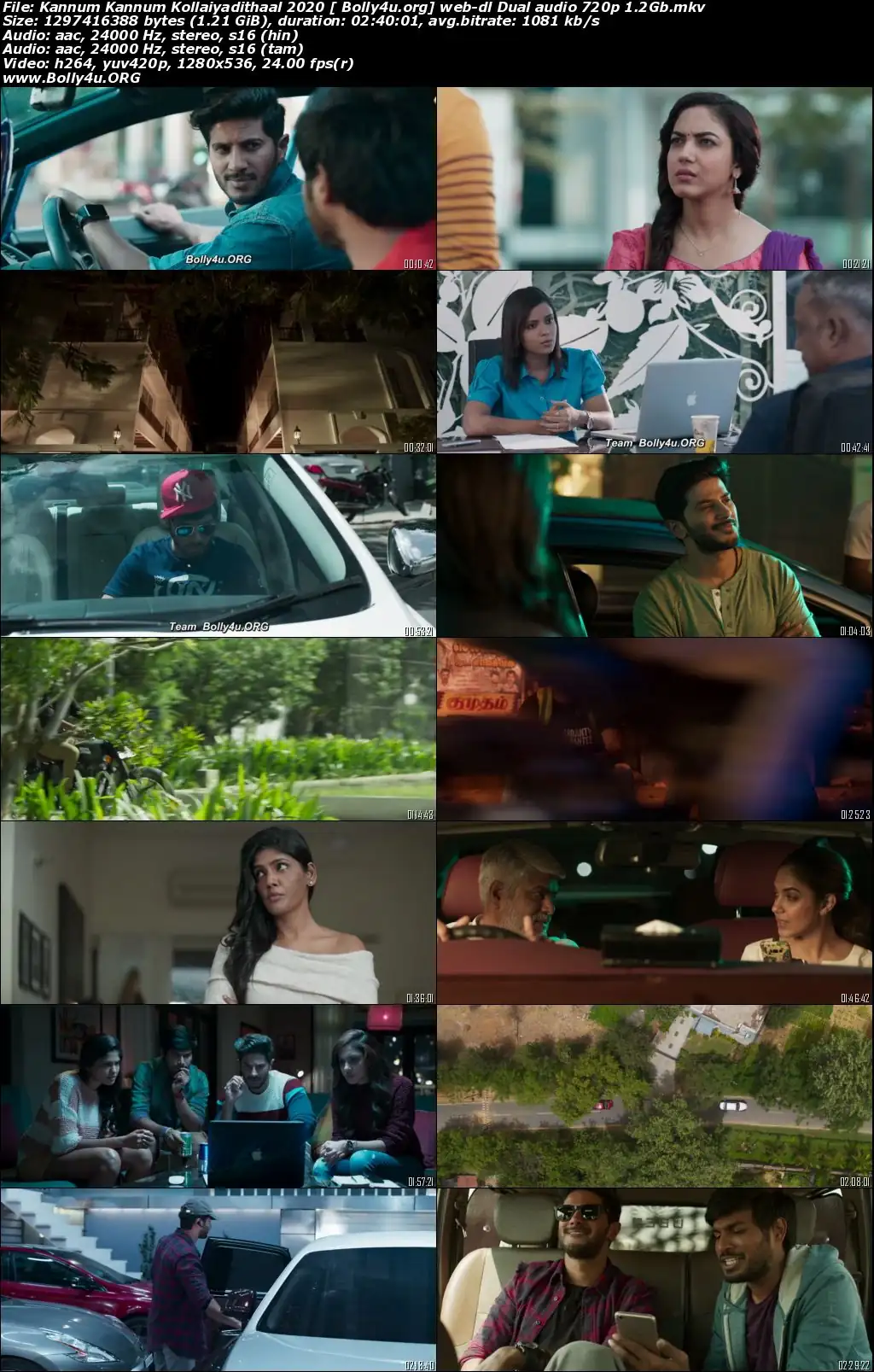 Kannum Kannum Kollaiyadithaal 2020 WEB-DL 1.2Gb UNCUT Hindi Dual Audio 720p Download