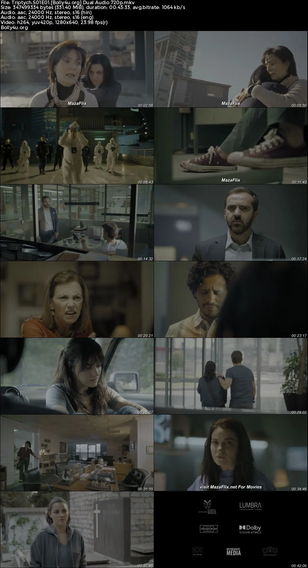 Triptych 2023 WEB-DL Hindi Dual Audio ORG S01 Complete Download 720p  480p