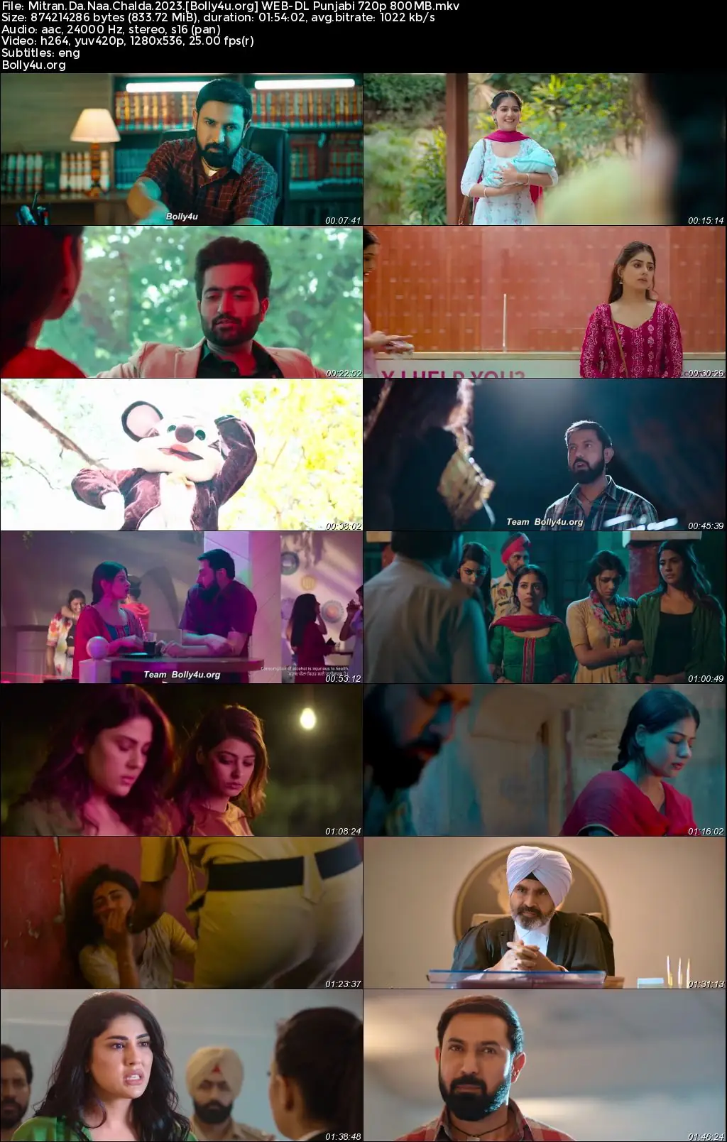 Mitran Da Naa Chalda 2023 WEB-DL Punjabi Full Movie Download 1080p  720p  480p